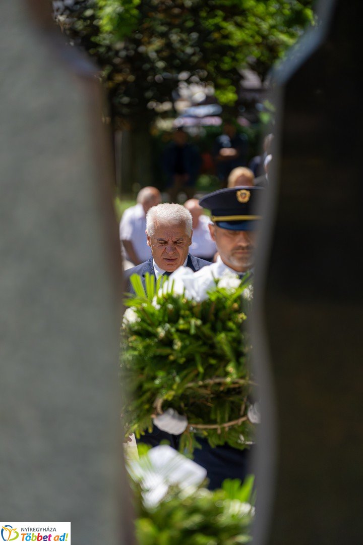 A holokauszt nyíregyházi és környékbeli áldozataira emlékeztek