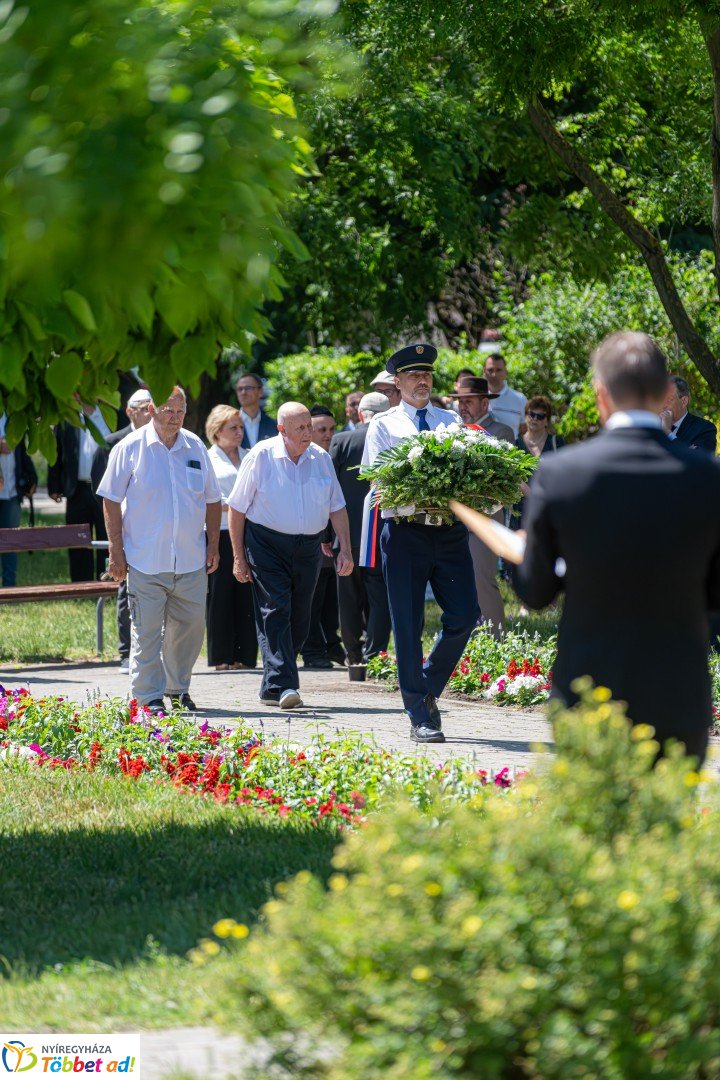 A holokauszt nyíregyházi és környékbeli áldozataira emlékeztek