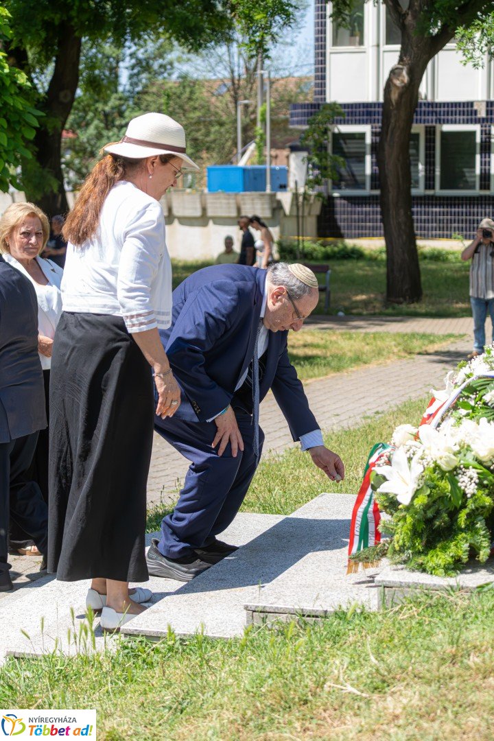 A holokauszt nyíregyházi és környékbeli áldozataira emlékeztek