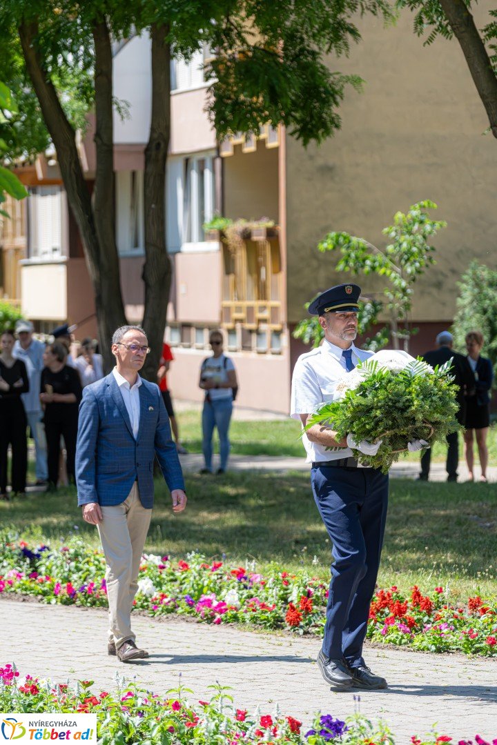 A holokauszt nyíregyházi és környékbeli áldozataira emlékeztek