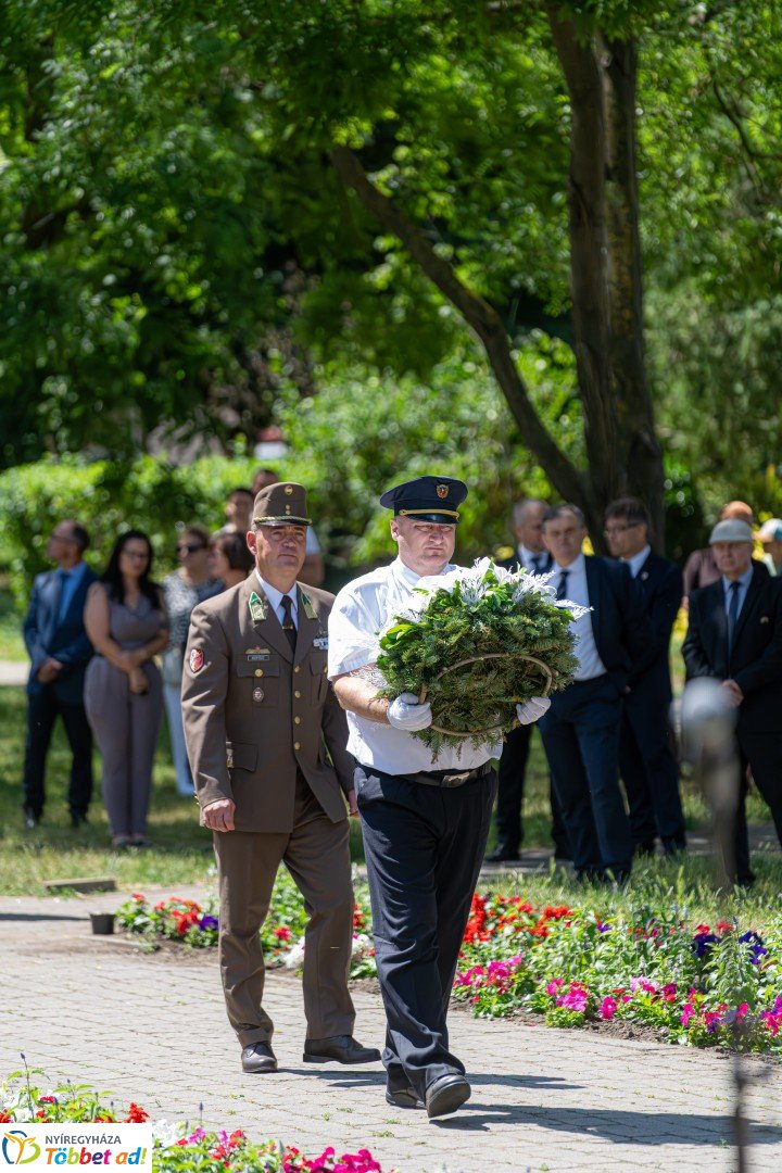 A holokauszt nyíregyházi és környékbeli áldozataira emlékeztek