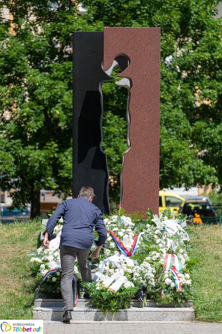 A holokauszt nyíregyházi és környékbeli áldozataira emlékeztek