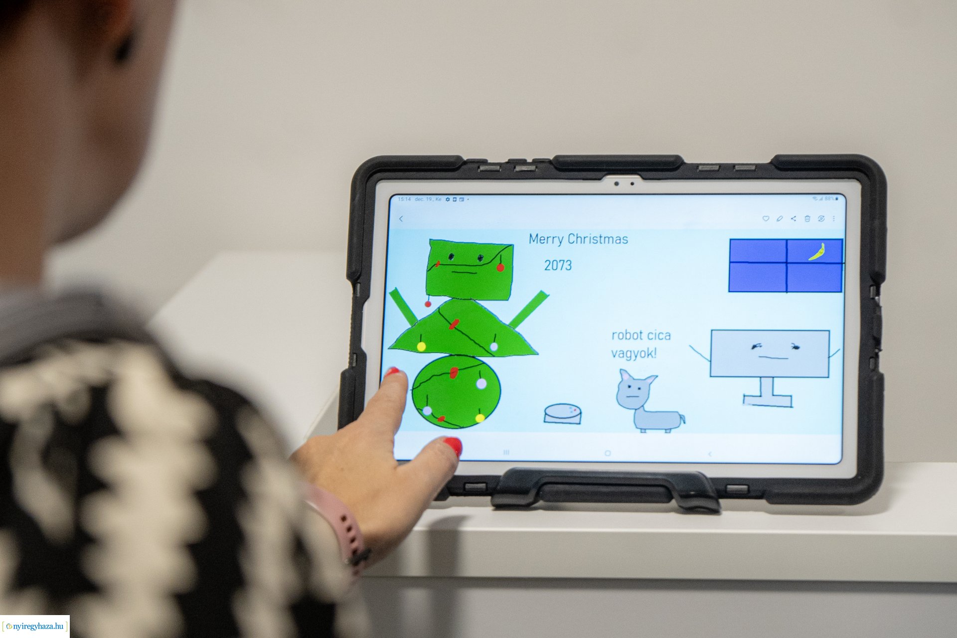 A Jövő Karácsonya 2073 - Digitális rajzpályázat díjátadó