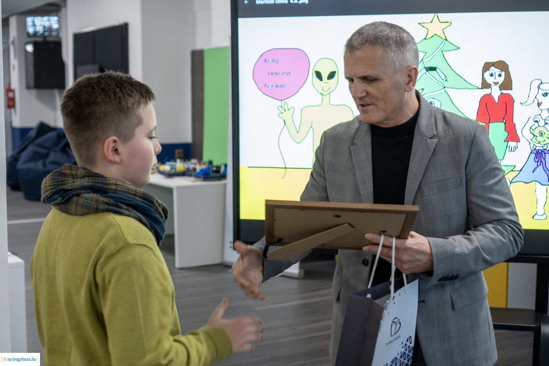 A Jövő Karácsonya 2073 - Digitális rajzpályázat díjátadó