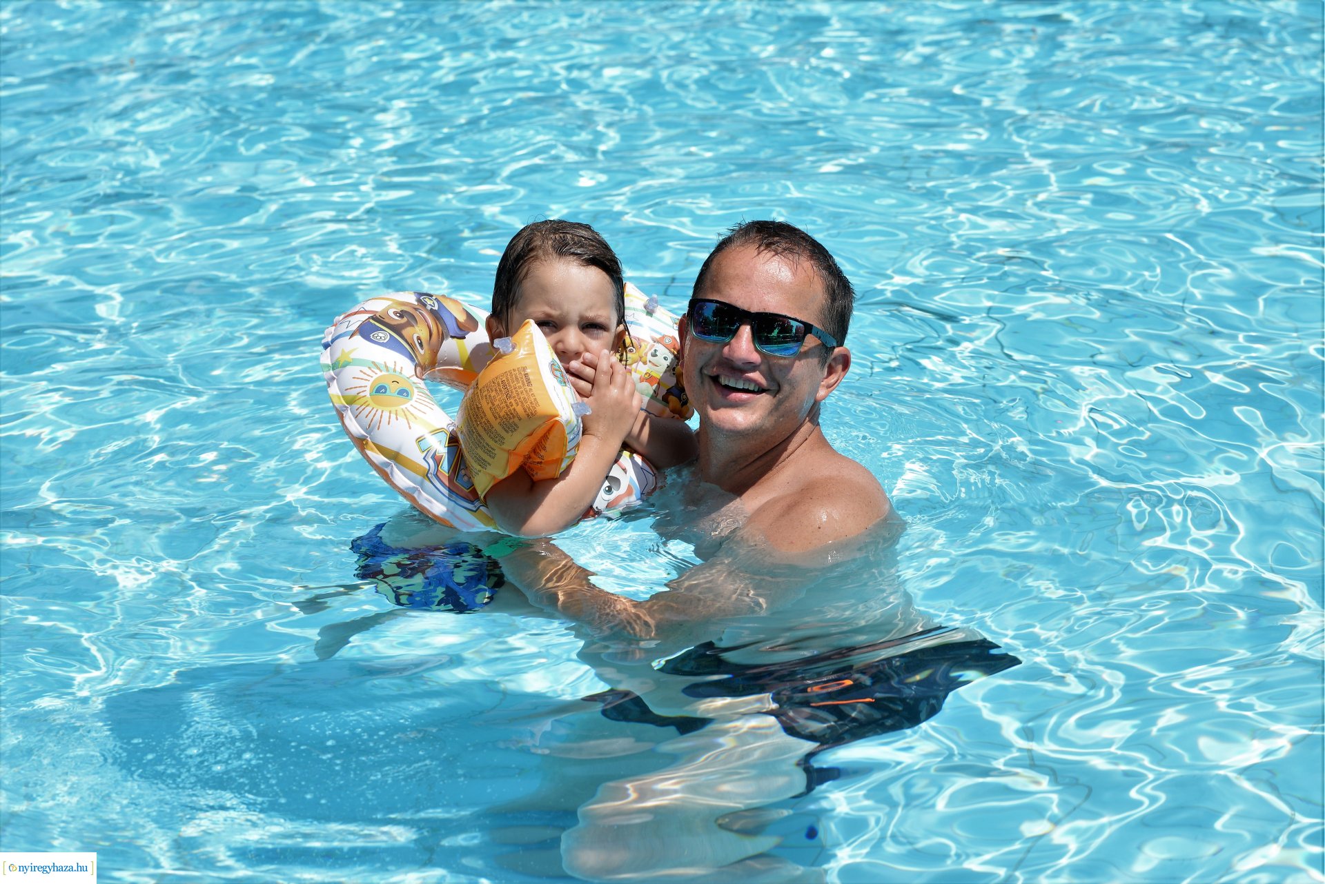 A kánikula első napja a Parkfürdőben