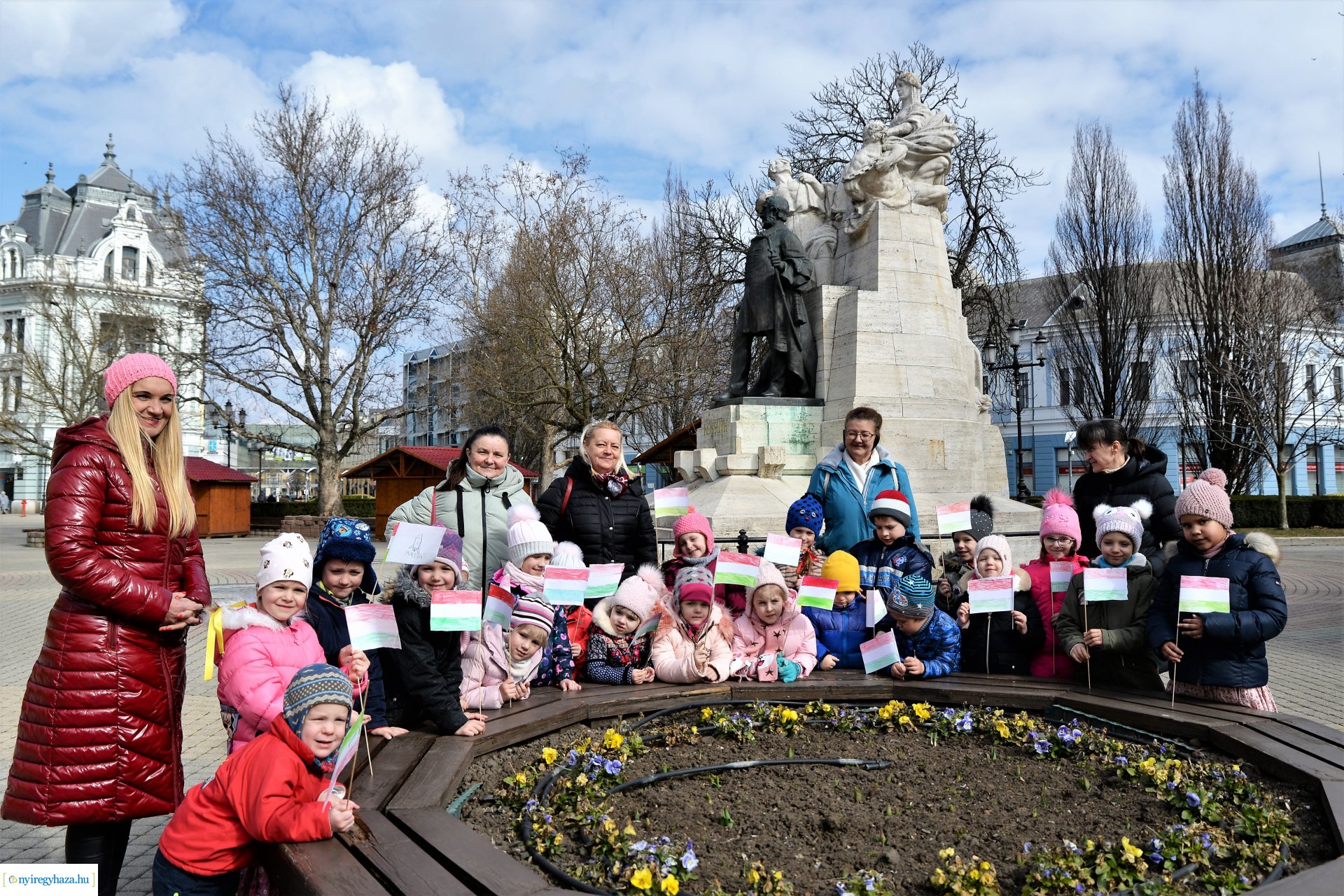 A Kölyökvárban már a nemzeti  ünnepre készültek az óvodások