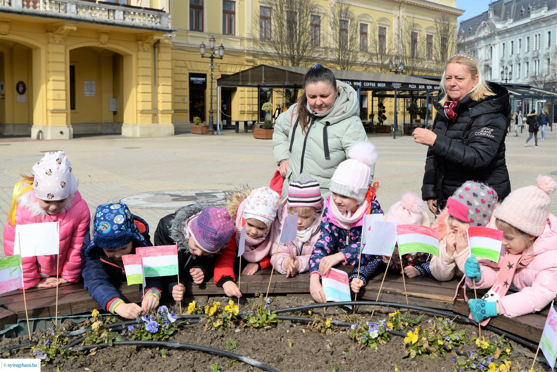 A Kölyökvárban már a nemzeti  ünnepre készültek az óvodások