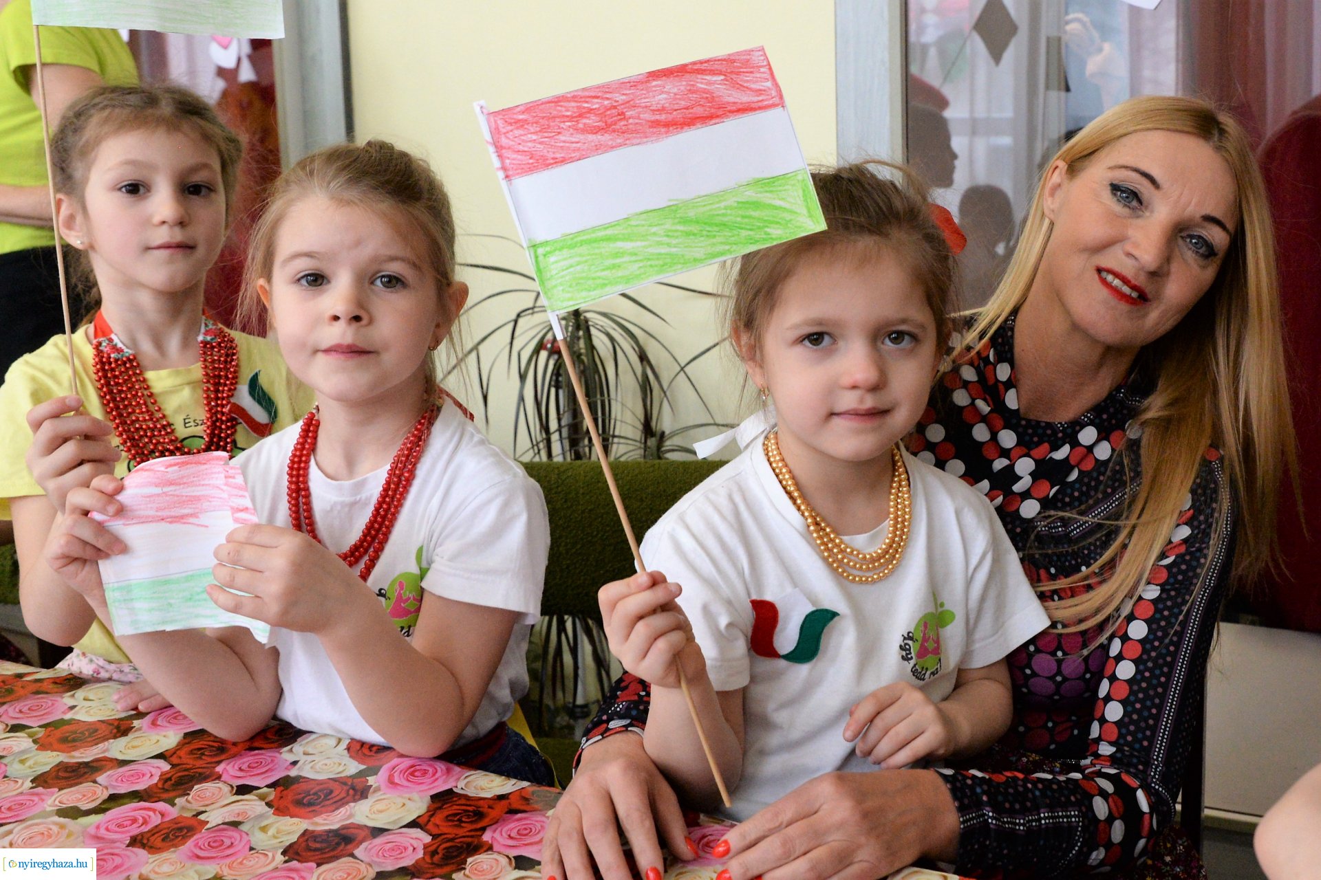 A Kölyökvárban már a nemzeti  ünnepre készültek az óvodások