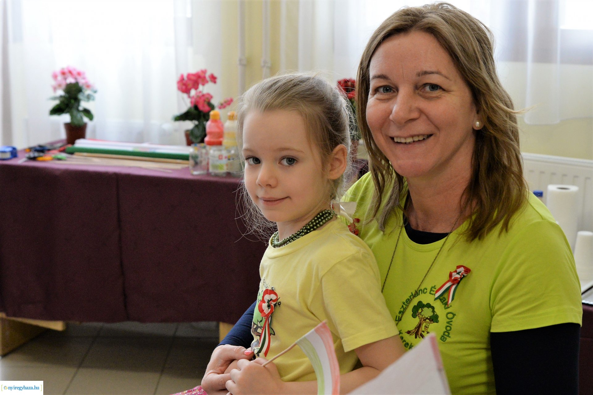 A Kölyökvárban már a nemzeti  ünnepre készültek az óvodások