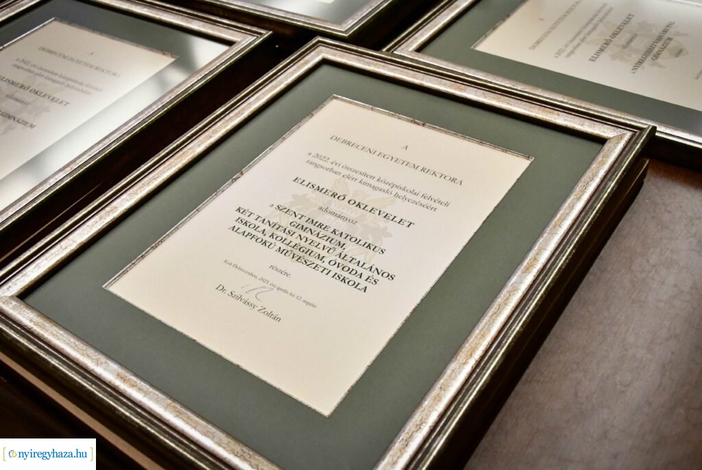 A legjobbak között a nyíregyházi Szent Imre köznevelési intézménye (Fotók: Kálmán Zsolt)