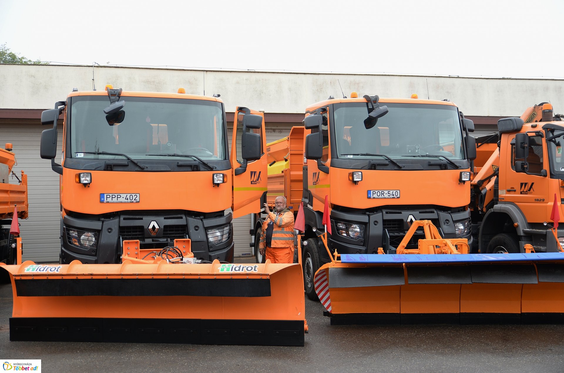 A Magyar Közút téli gépszemléje