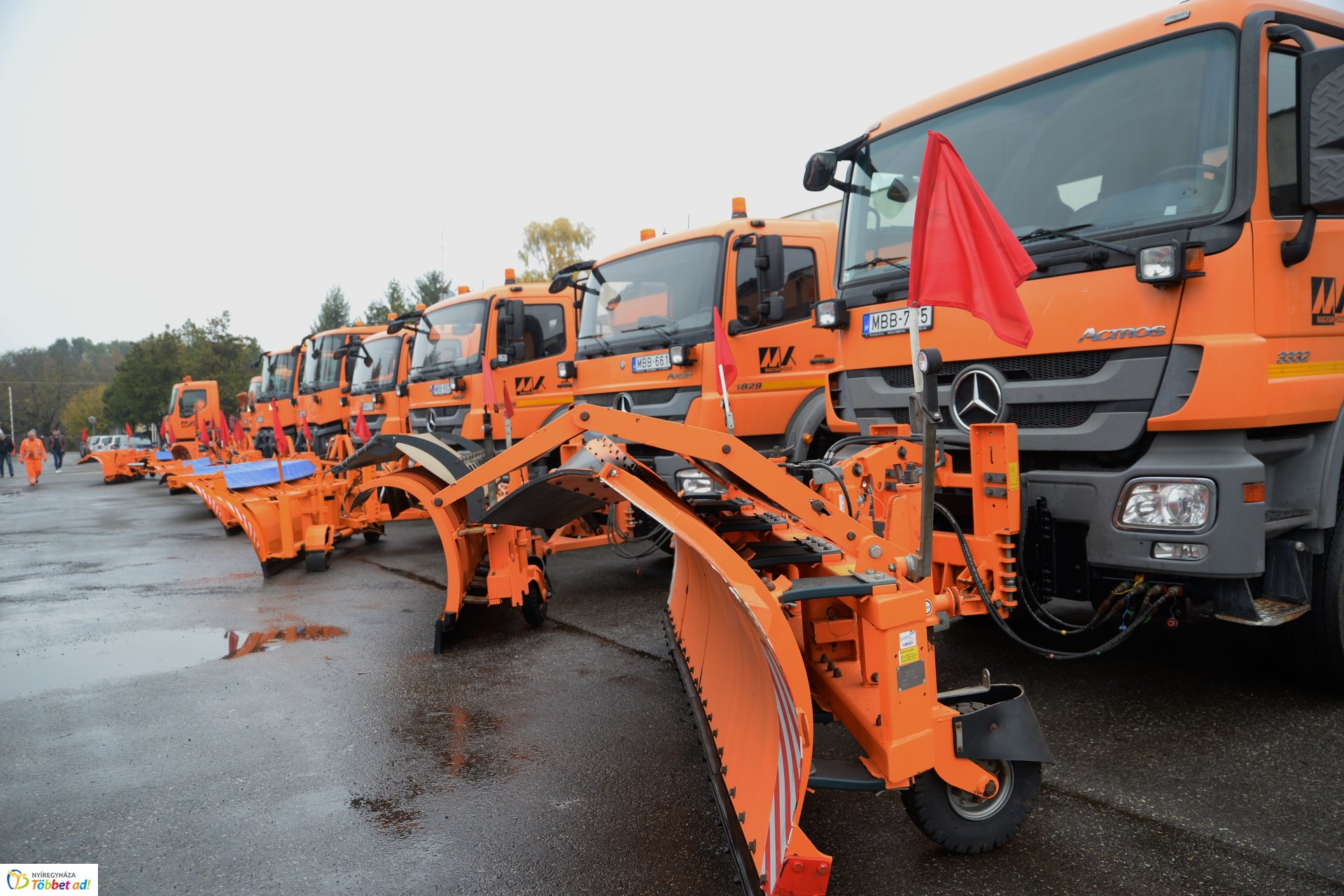 A Magyar Közút téli gépszemléje