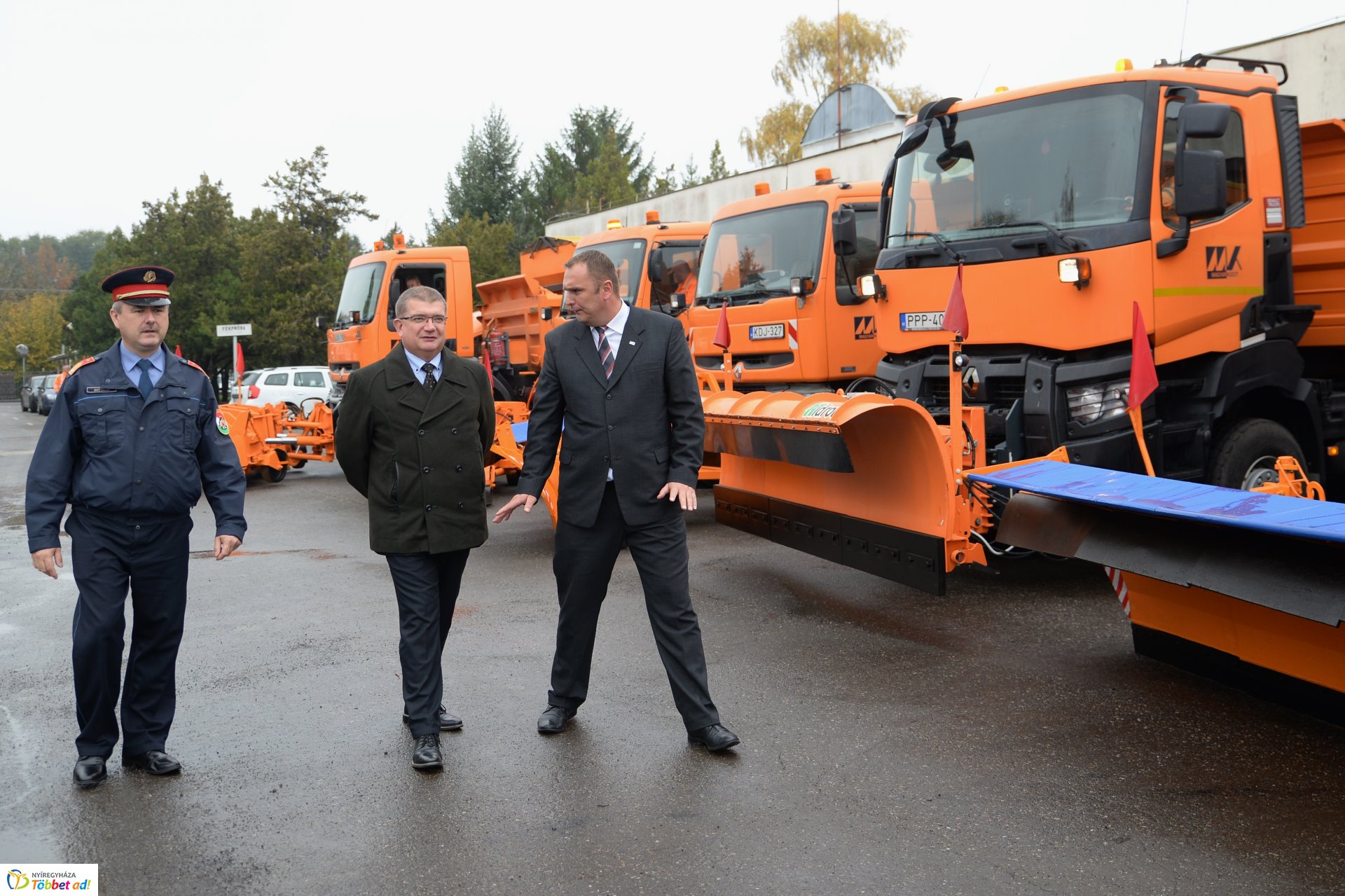 A Magyar Közút téli gépszemléje