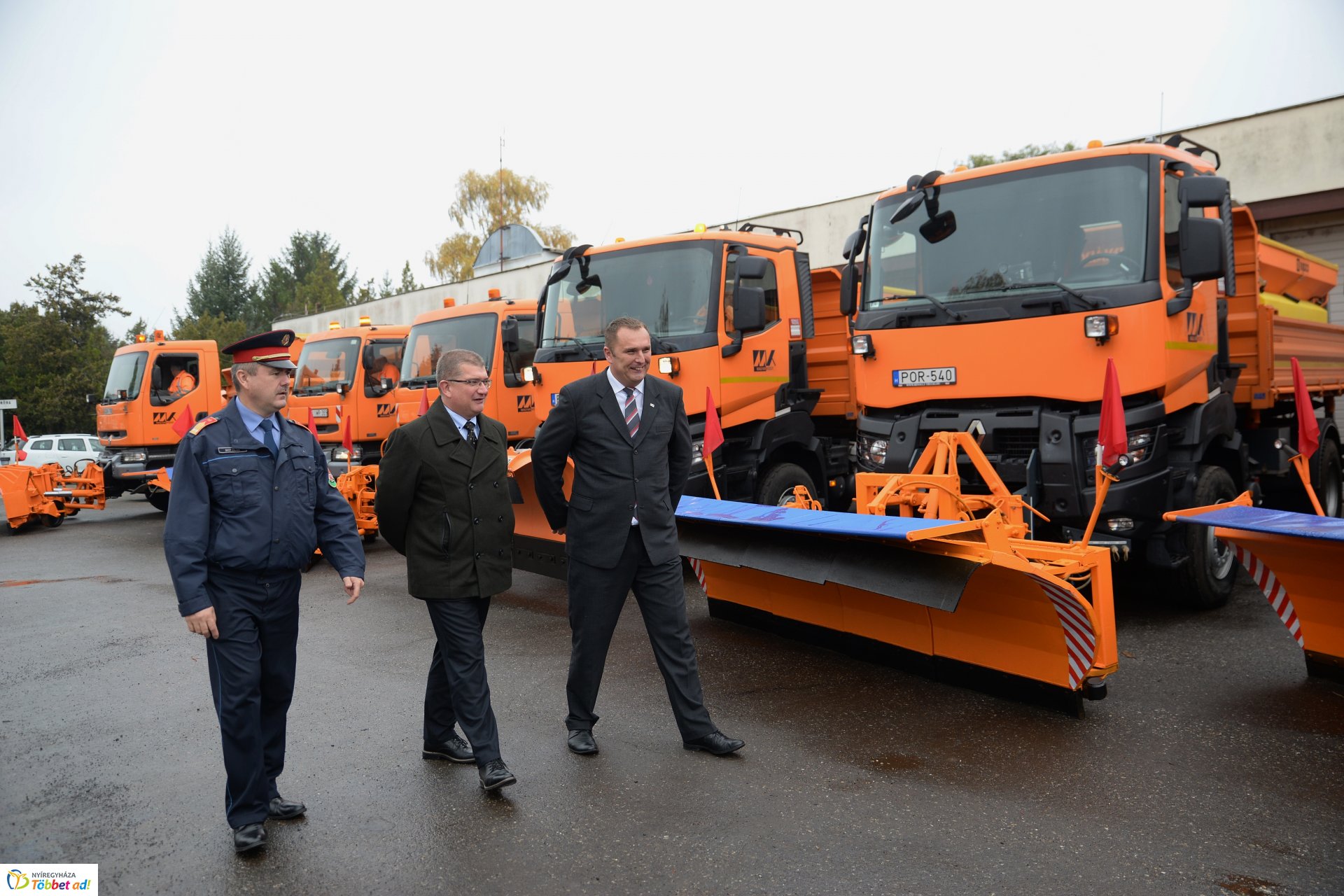 A Magyar Közút téli gépszemléje