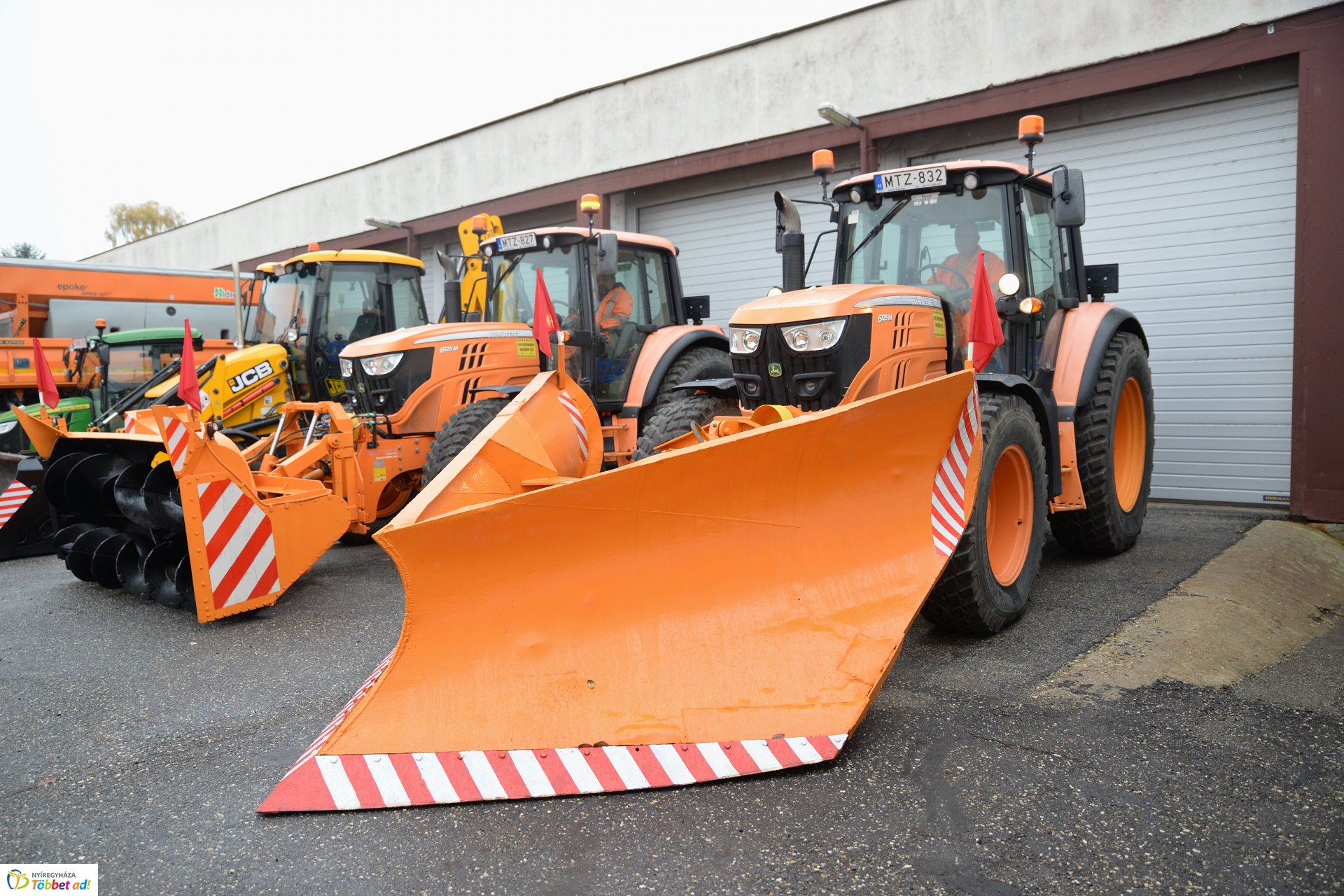 A Magyar Közút téli gépszemléje
