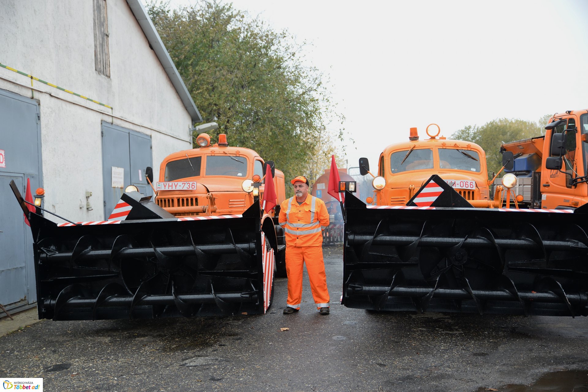 A Magyar Közút téli gépszemléje