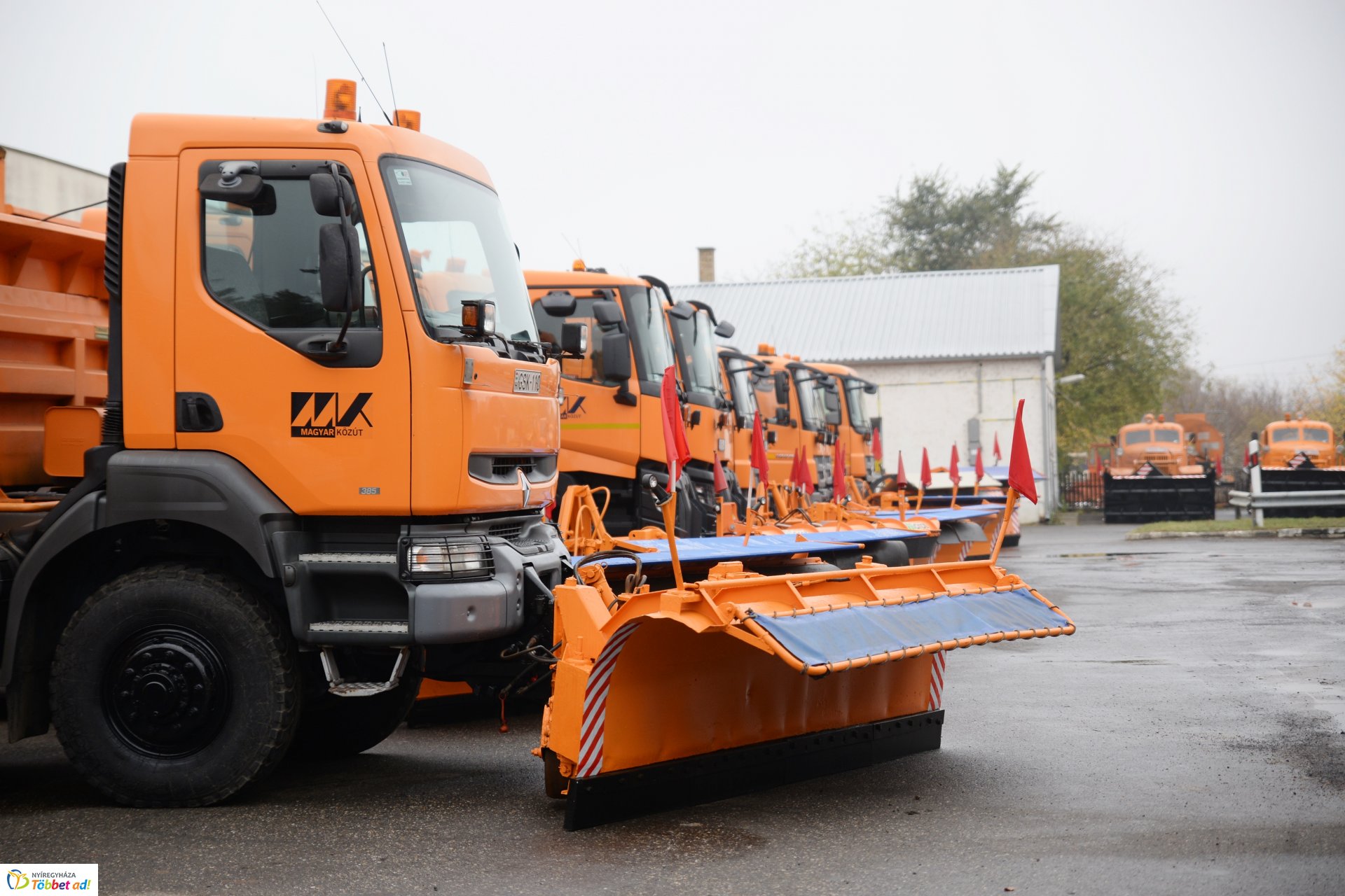 A Magyar Közút téli gépszemléje