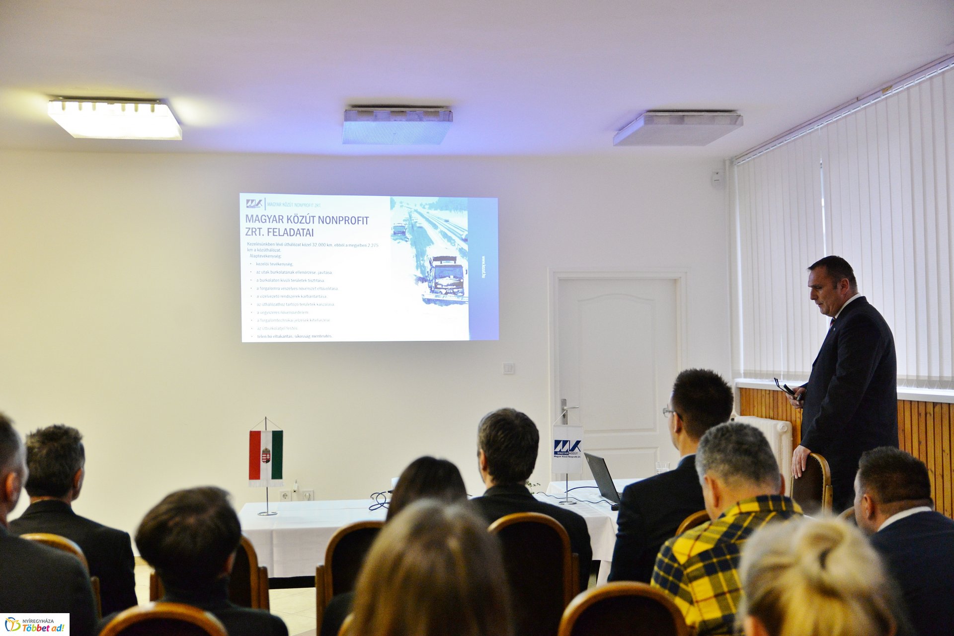 A Magyar Közút téli gépszemléje