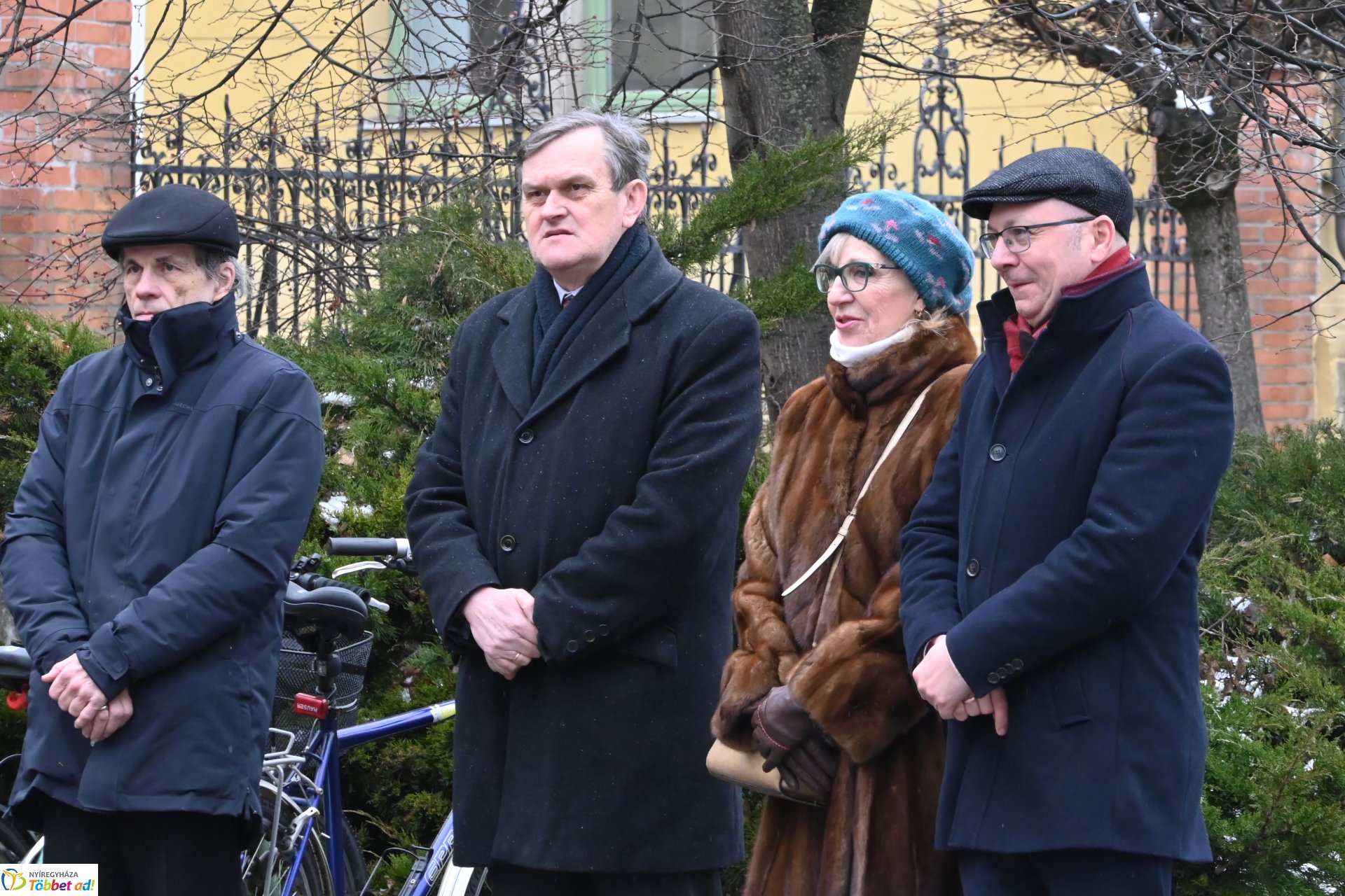 A Magyar Kultúra Napja - koszorúzás a Vármegyeháza bejáratánál