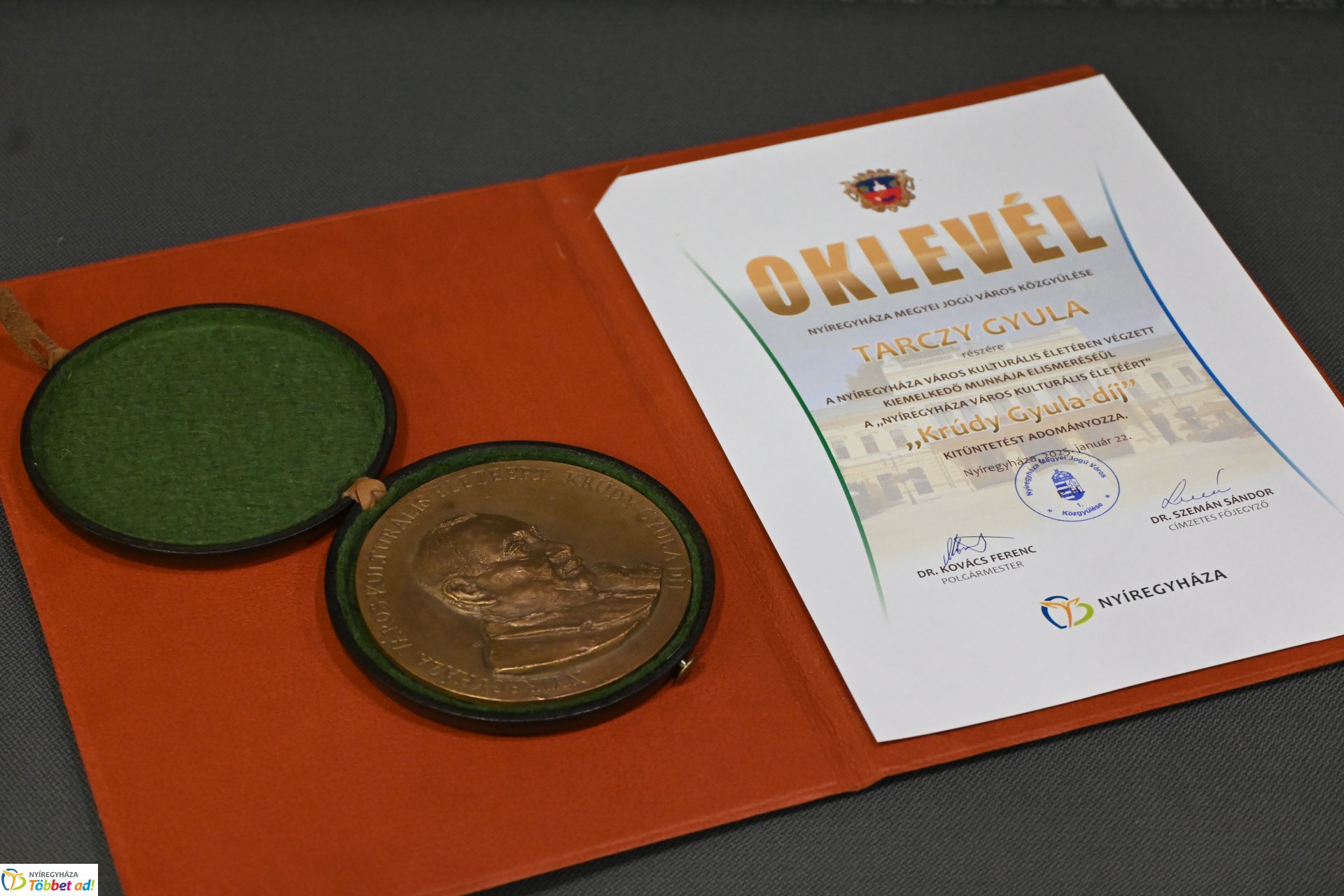 A Magyar Kultúra Napja - Krúdy Gyula-díjat kapott Tarczy Gyula