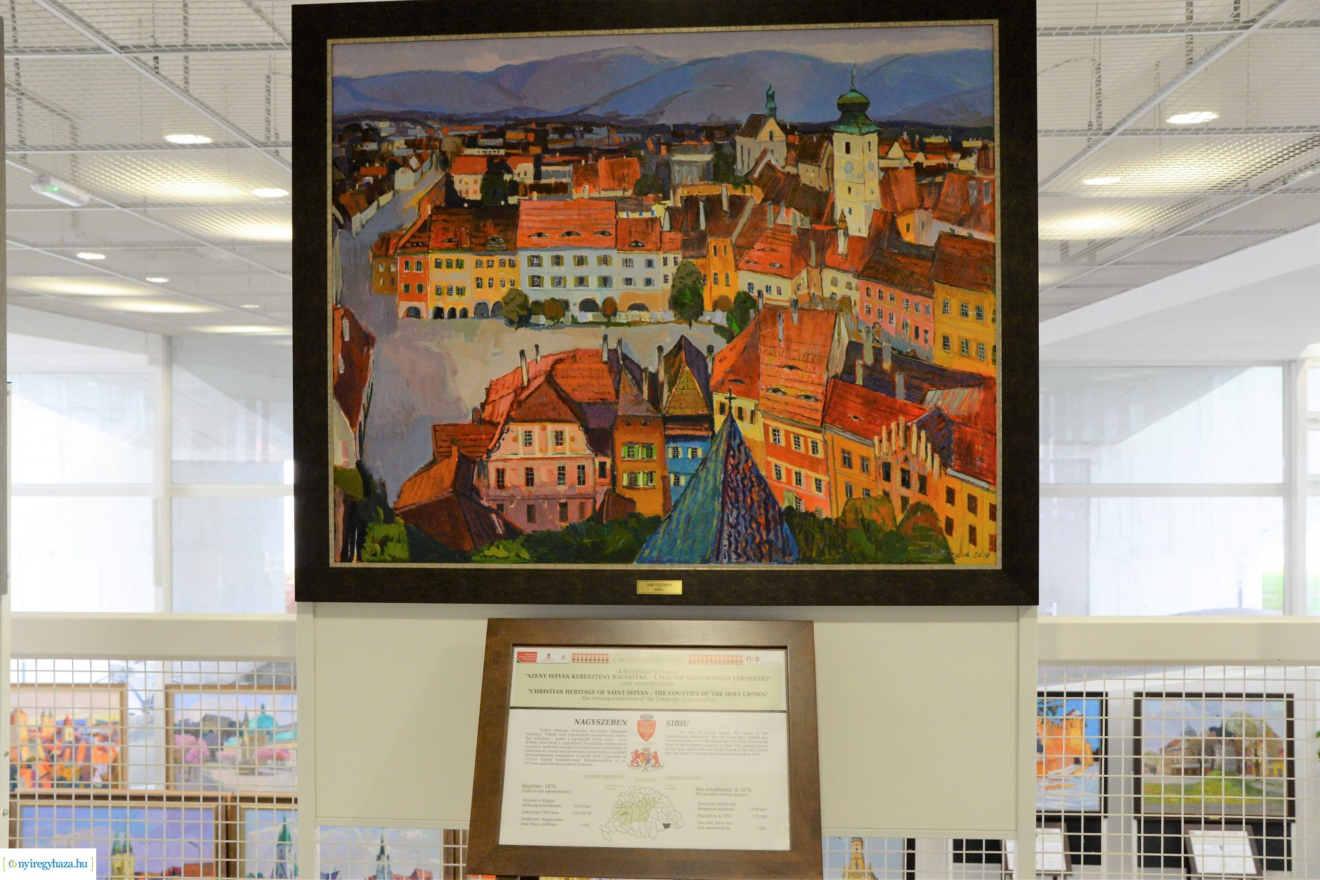 A magyar Szent Korona vármegyéi - vándorkiállítás megnyitó