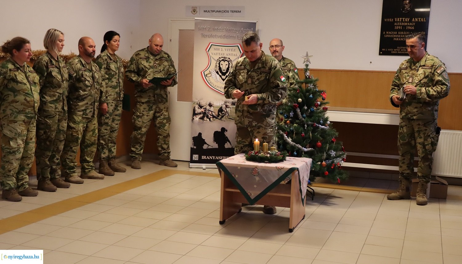 A második gyertya is ég a Damjanich laktanyában