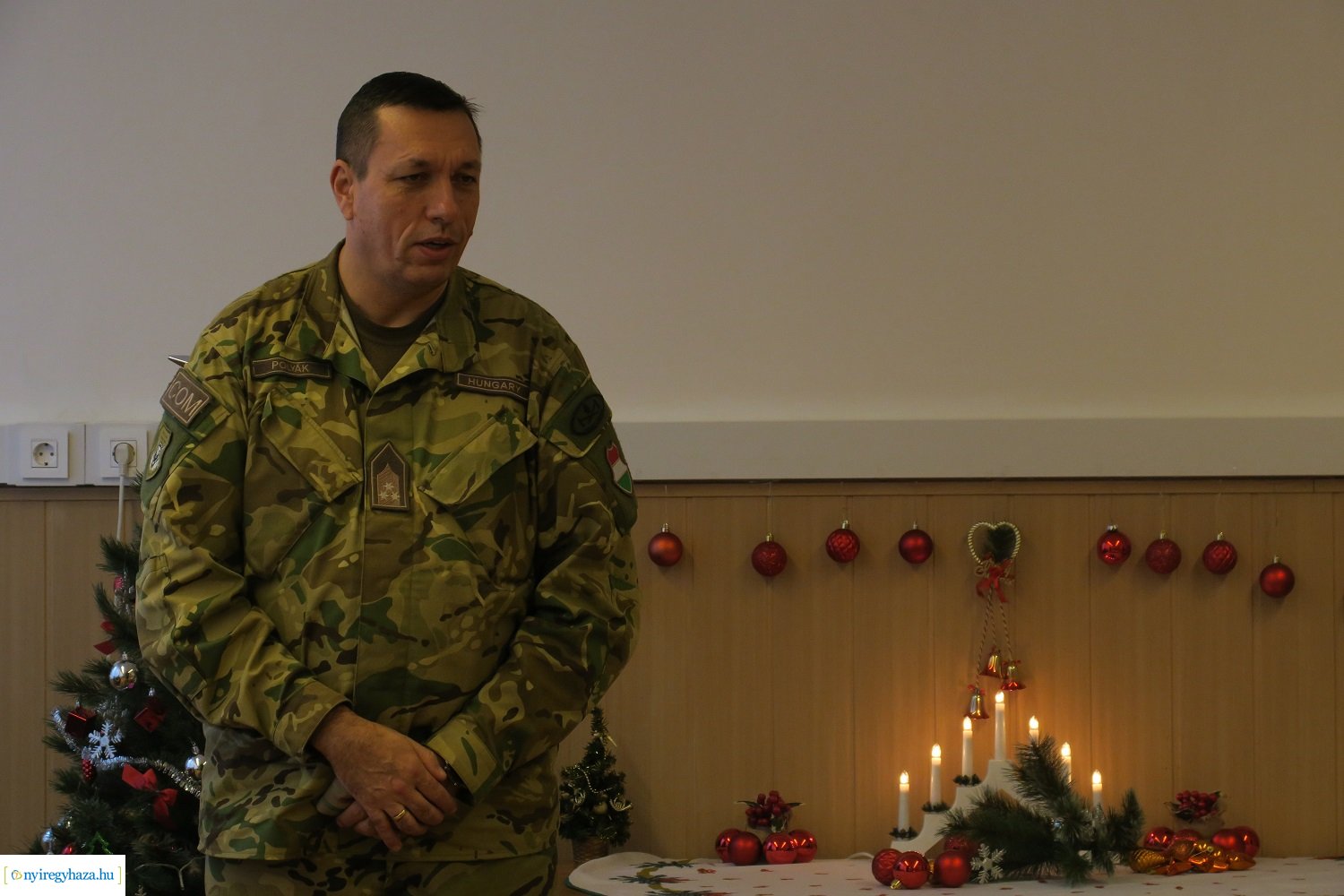 A negyedik gyertya is ég a Damjanich laktanyában