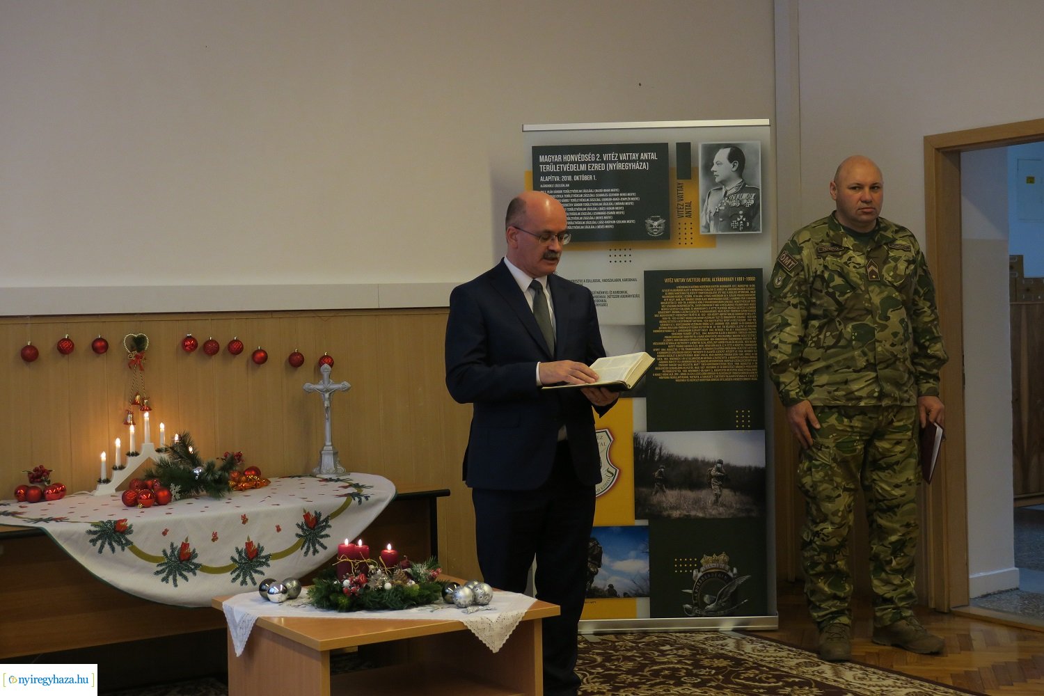 A negyedik gyertya is ég a Damjanich laktanyában