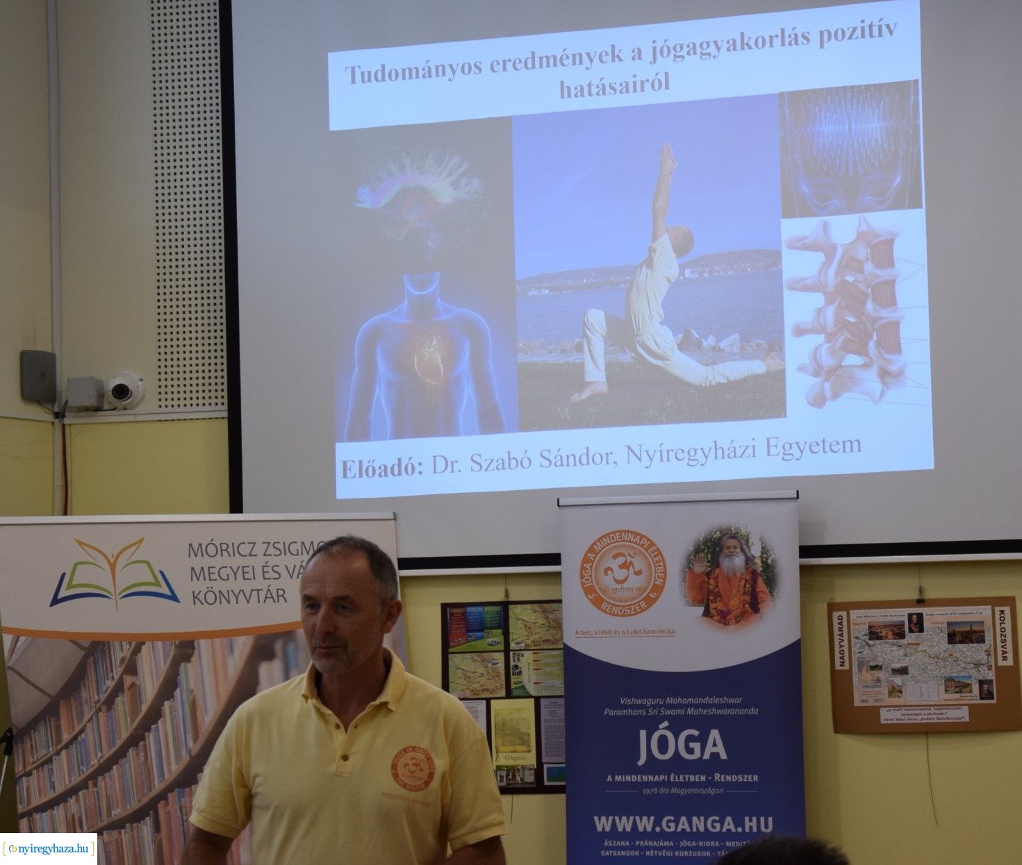 A  Nemzetközi Jóganap ünneplése Nyíregyházán