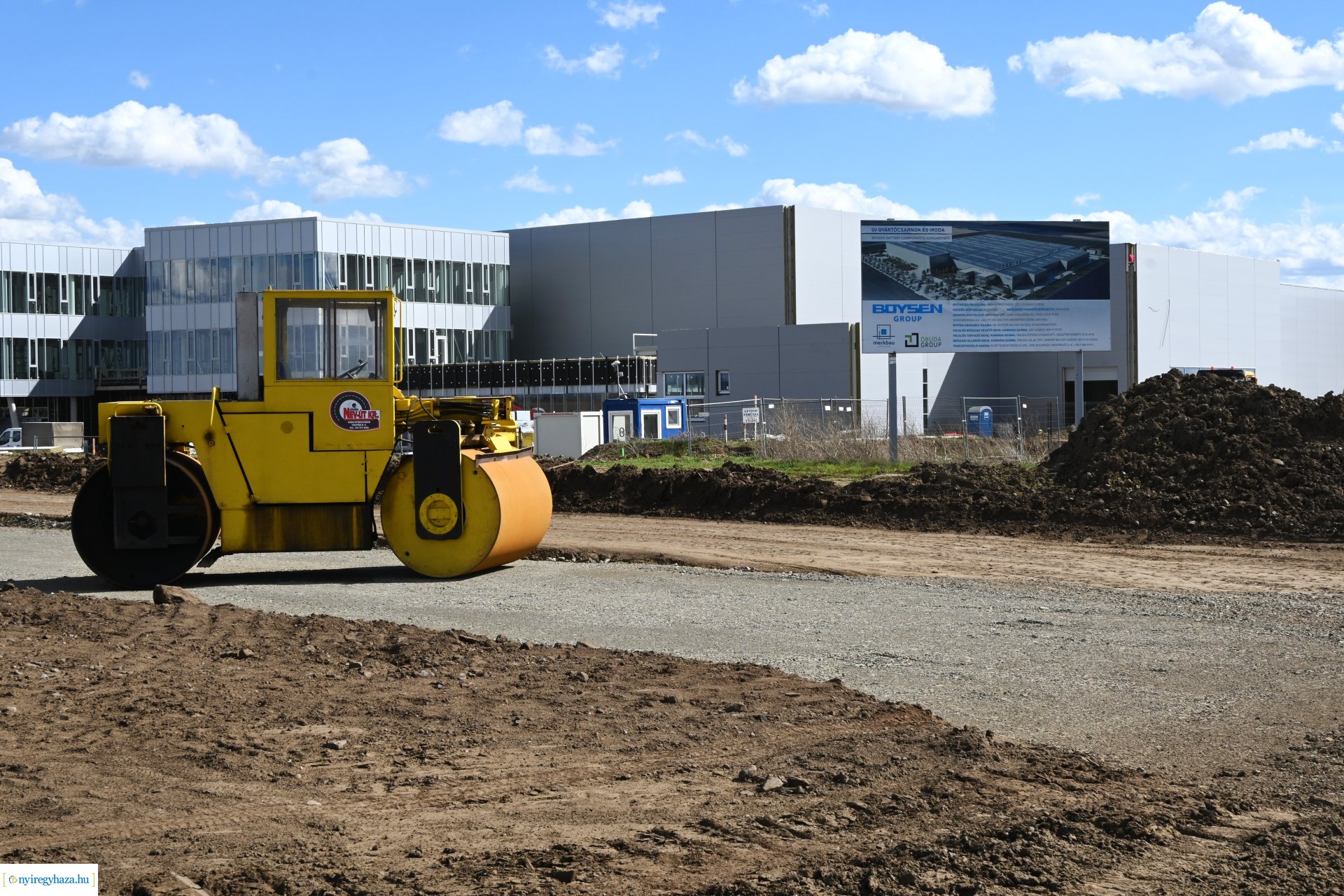 A Nyíregyházi Déli Ipari Park fejlesztéseit mutatták be a sajtó munkatársainak