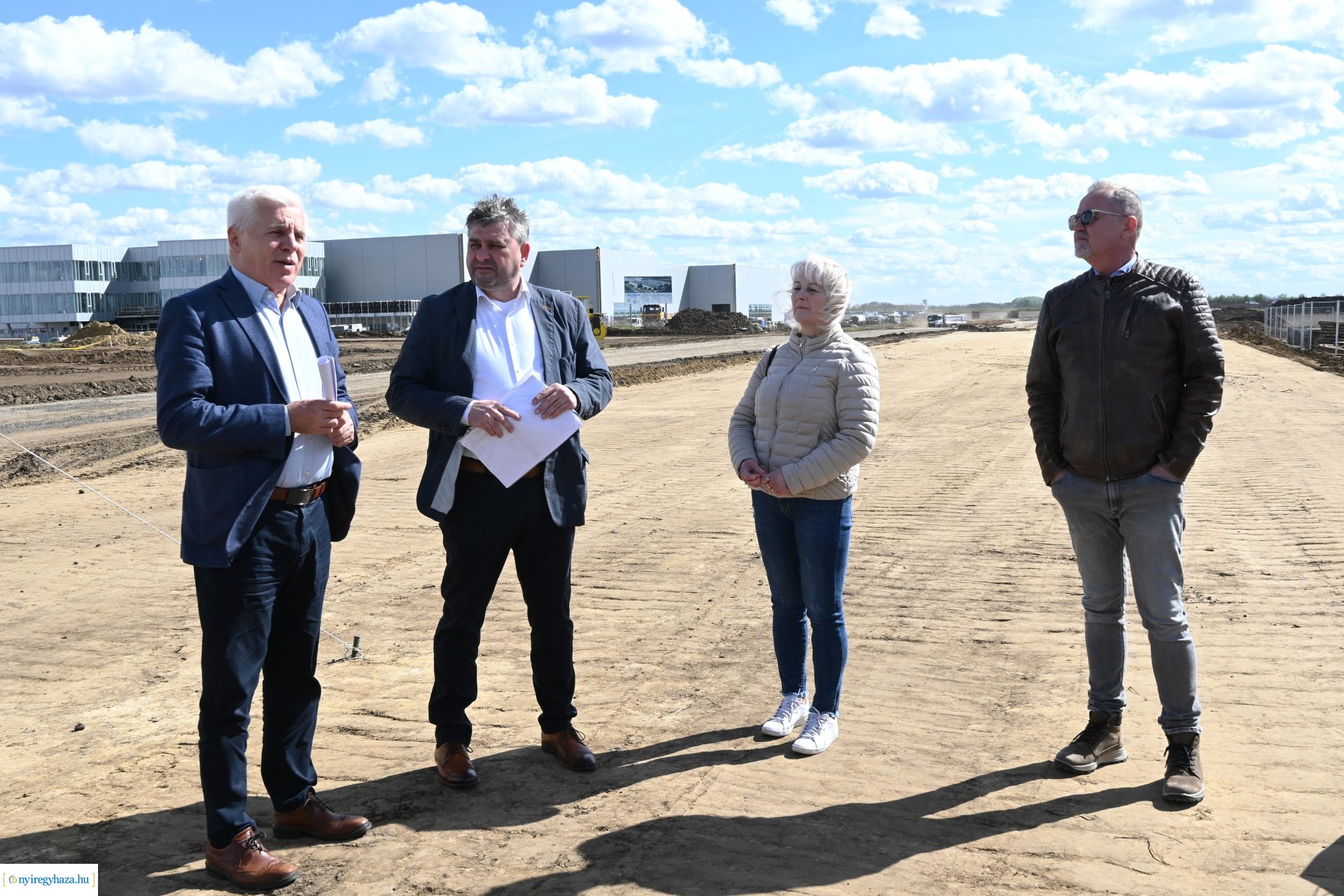 A Nyíregyházi Déli Ipari Park fejlesztéseit mutatták be a sajtó munkatársainak