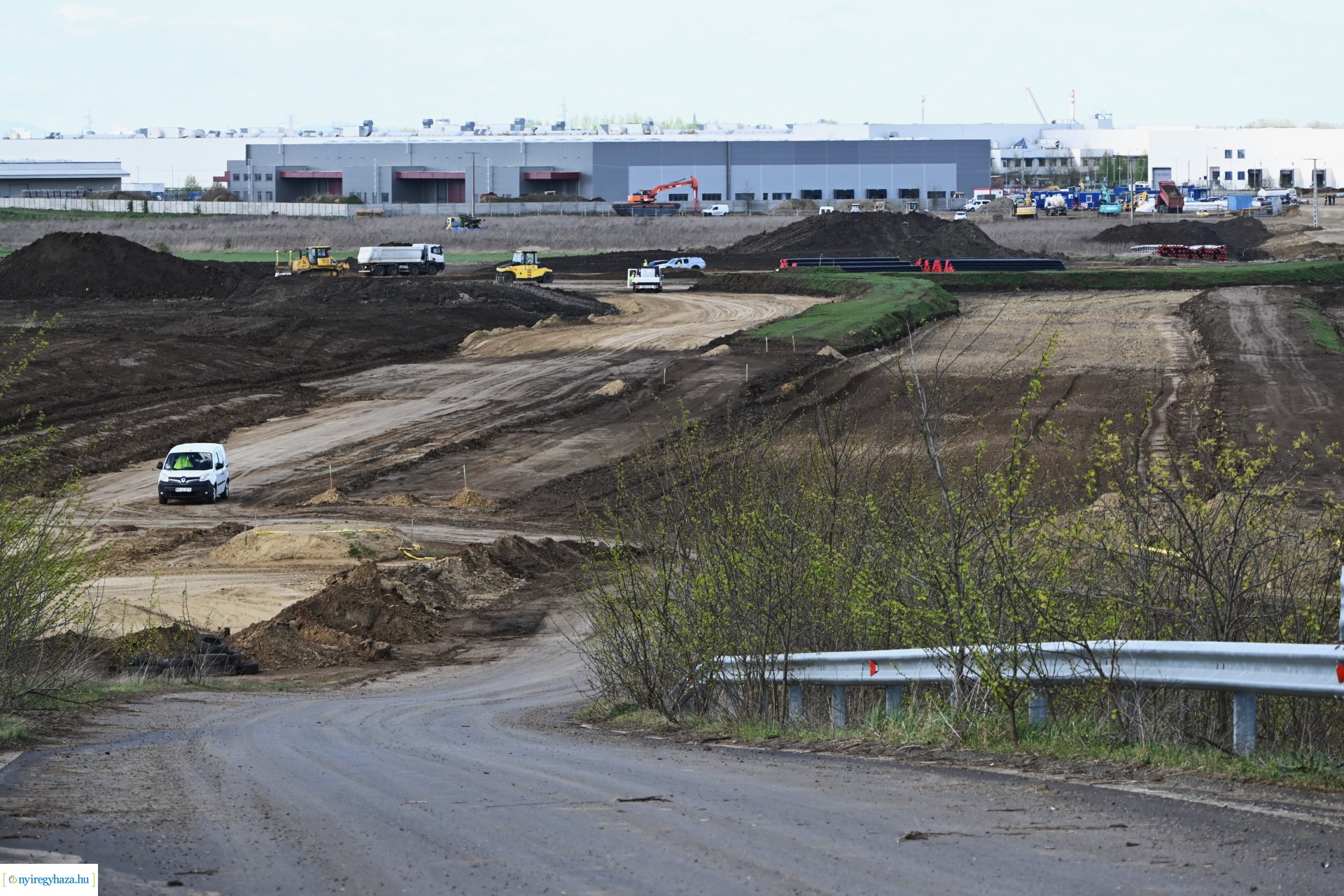 A Nyíregyházi Déli Ipari Park fejlesztéseit mutatták be a sajtó munkatársainak