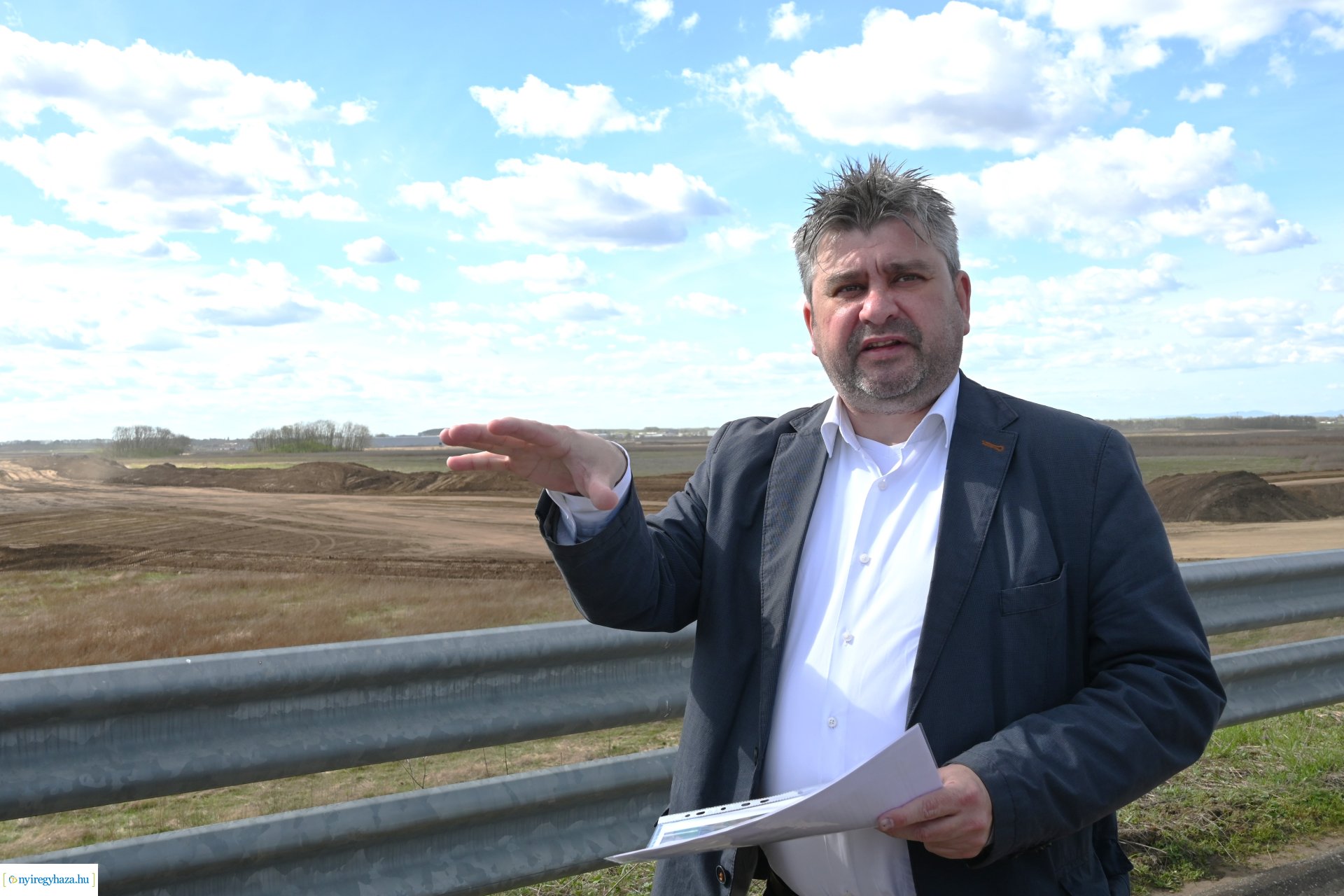 A Nyíregyházi Déli Ipari Park fejlesztéseit mutatták be a sajtó munkatársainak