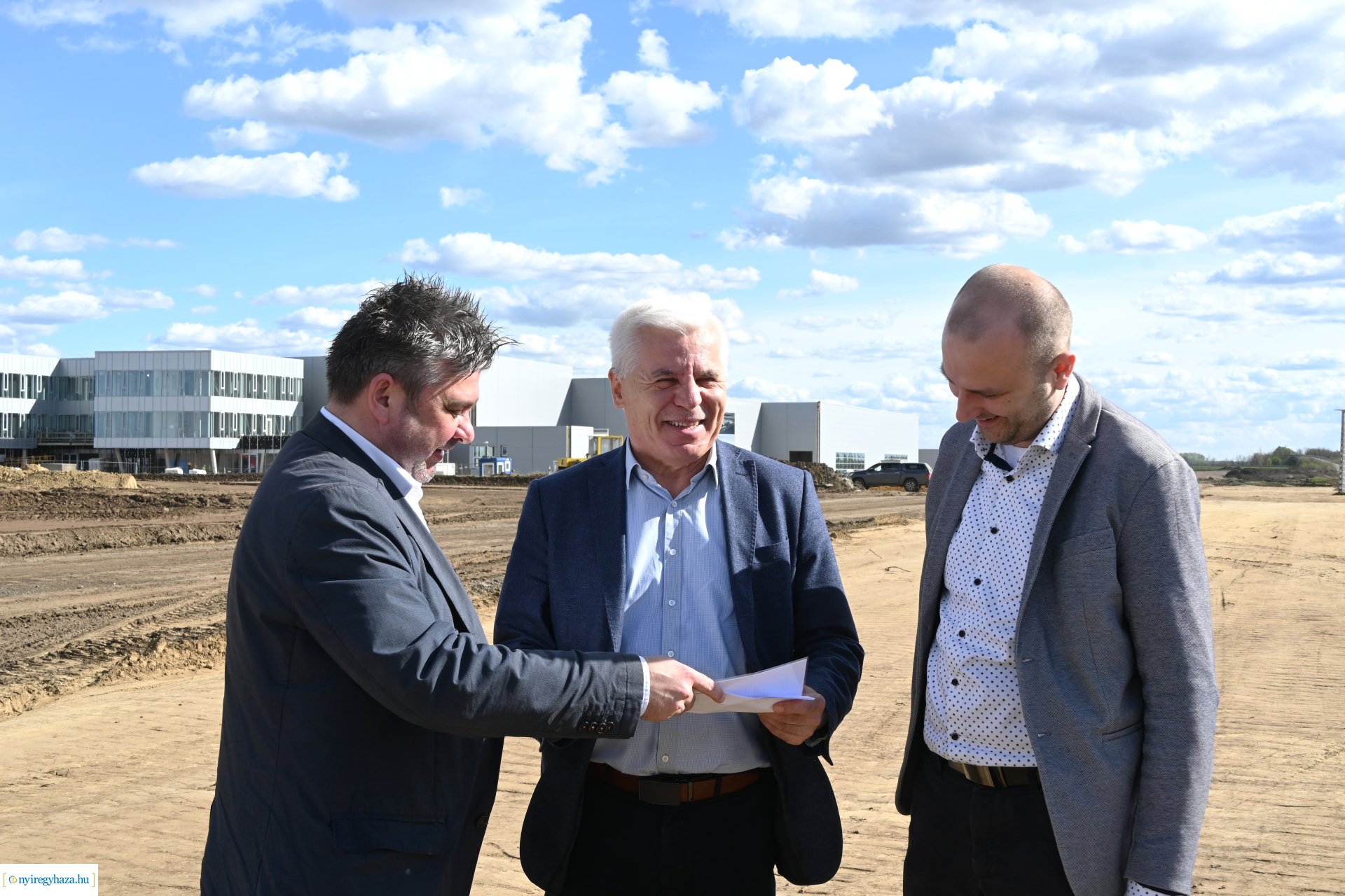 A Nyíregyházi Déli Ipari Park fejlesztéseit mutatták be a sajtó munkatársainak