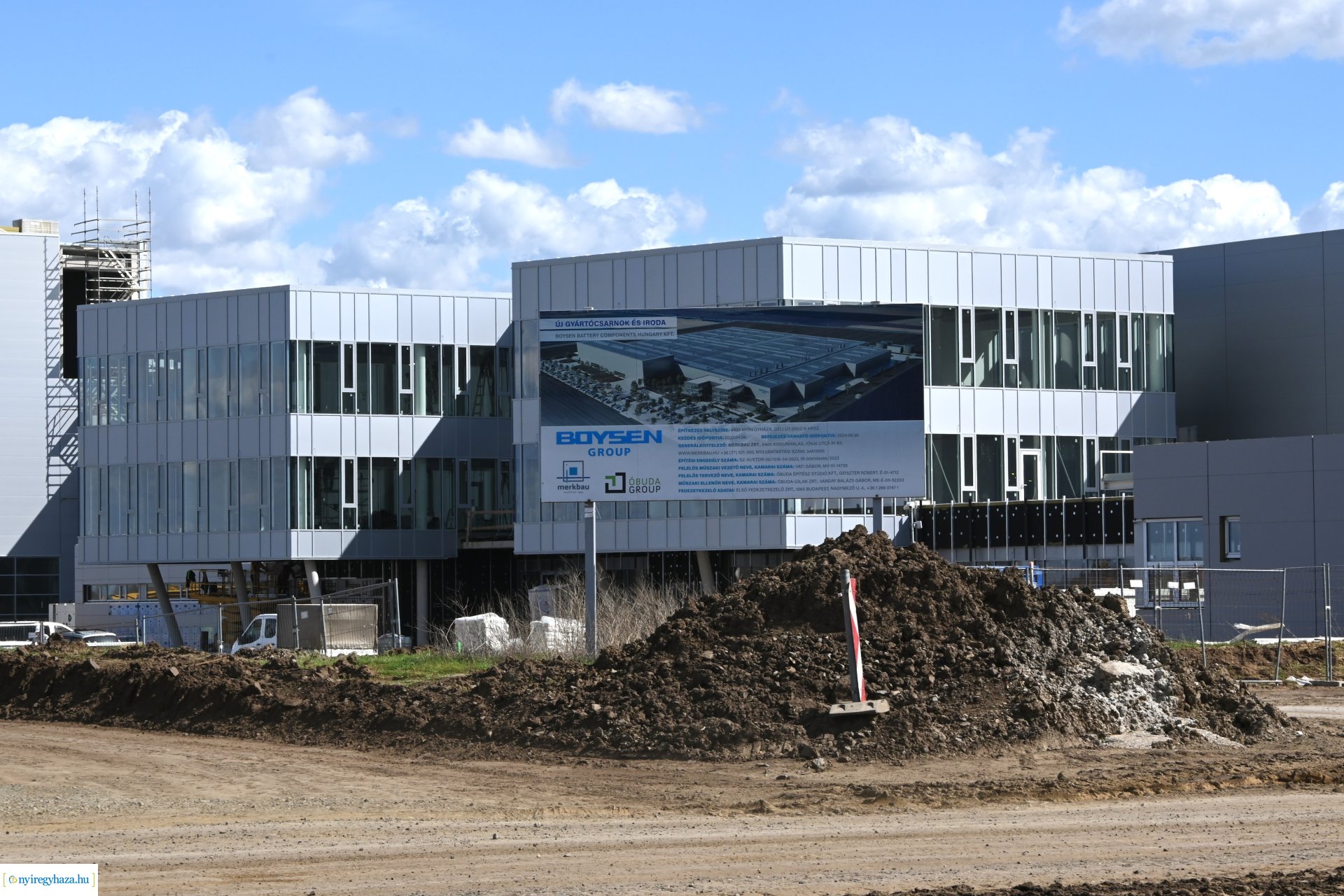 A Nyíregyházi Déli Ipari Park fejlesztéseit mutatták be a sajtó munkatársainak