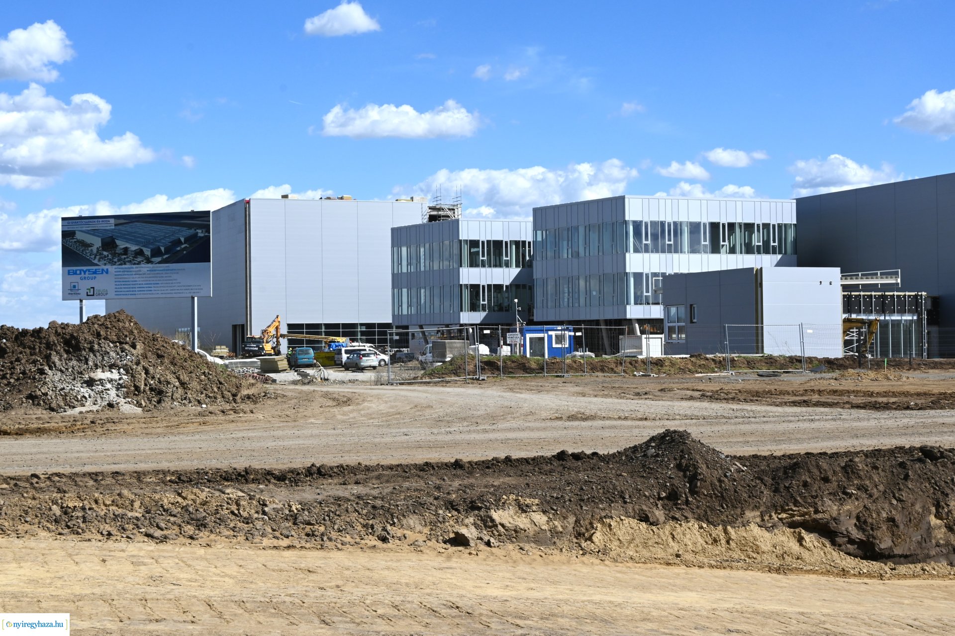 A Nyíregyházi Déli Ipari Park fejlesztéseit mutatták be a sajtó munkatársainak