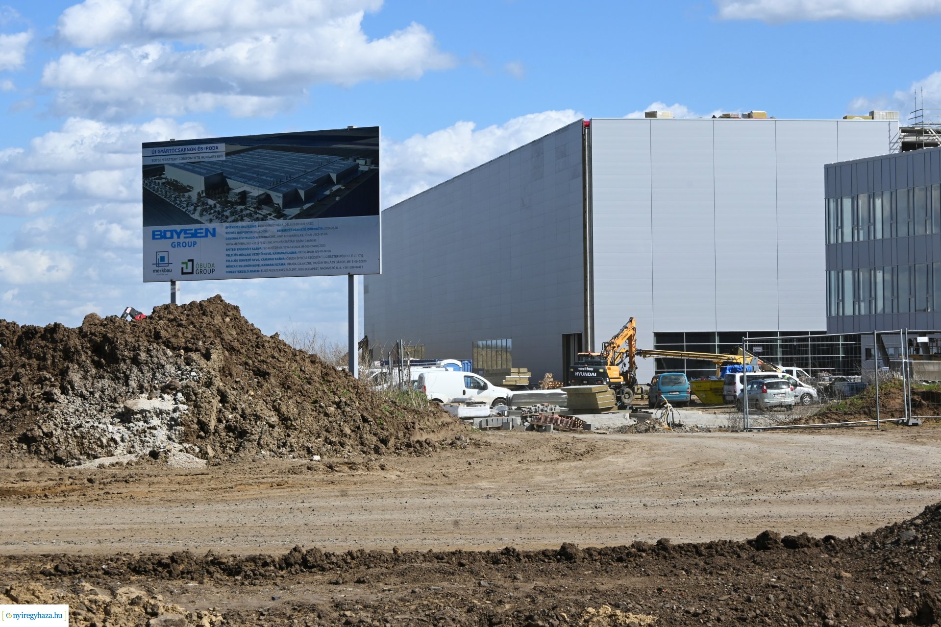 A Nyíregyházi Déli Ipari Park fejlesztéseit mutatták be a sajtó munkatársainak