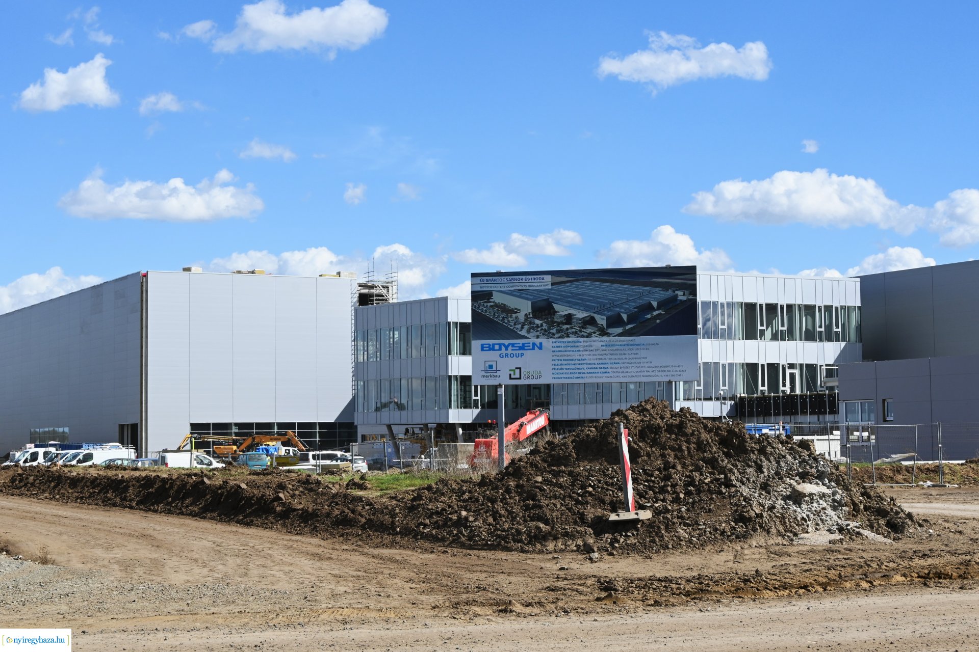 A Nyíregyházi Déli Ipari Park fejlesztéseit mutatták be a sajtó munkatársainak