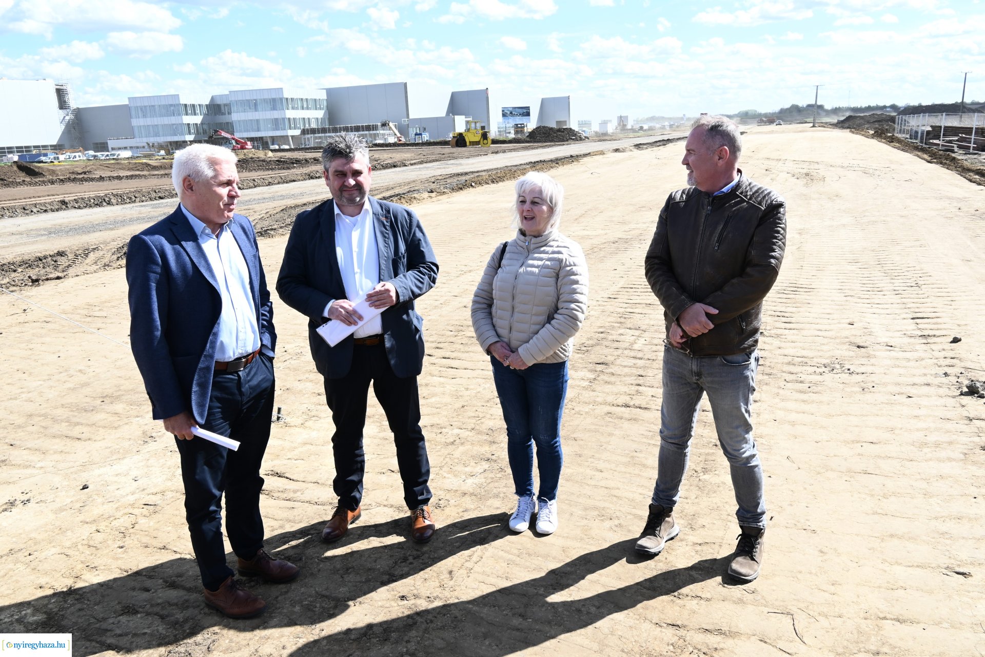 A Nyíregyházi Déli Ipari Park fejlesztéseit mutatták be a sajtó munkatársainak