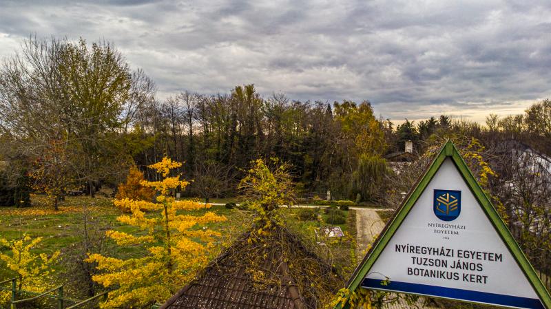 A Nyíregyházi Egyetem a magasból