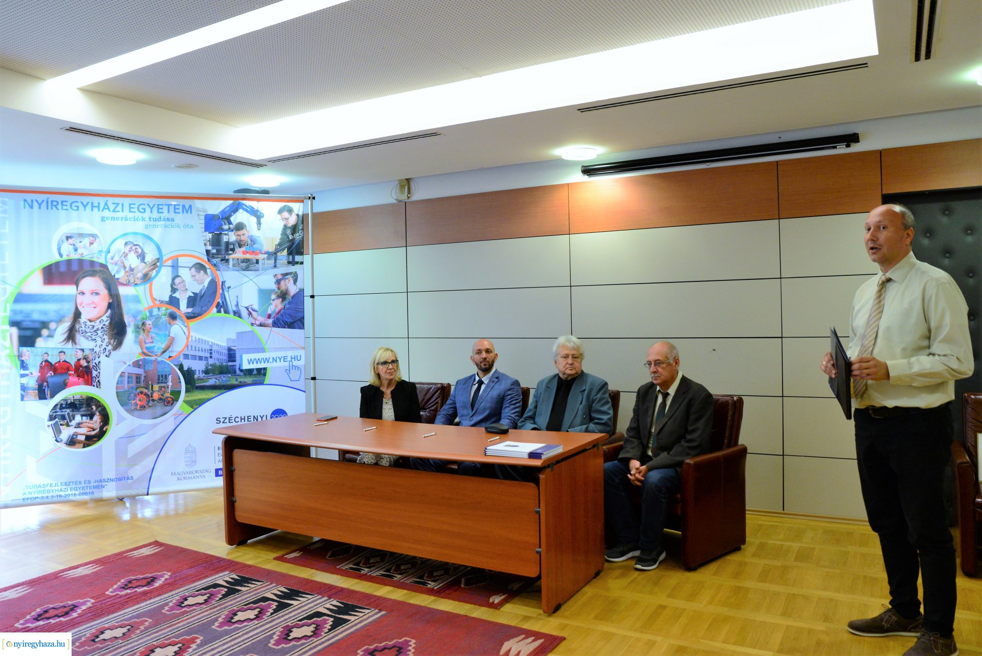 A Nyíregyházi Egyetem és a Start Nonprofit Kft. együttműködési megállapodásának aláírása