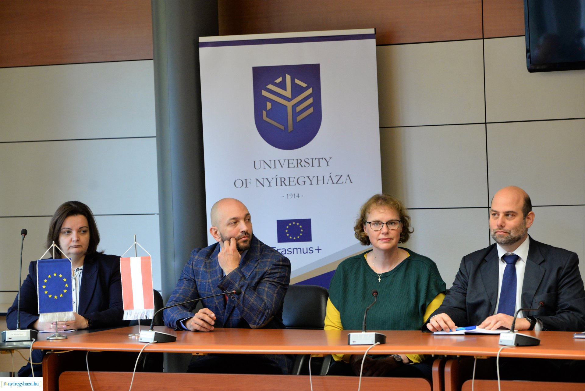 A Nyíregyházi Egyetemre  delegáció érkezett St.Pölten-ből 