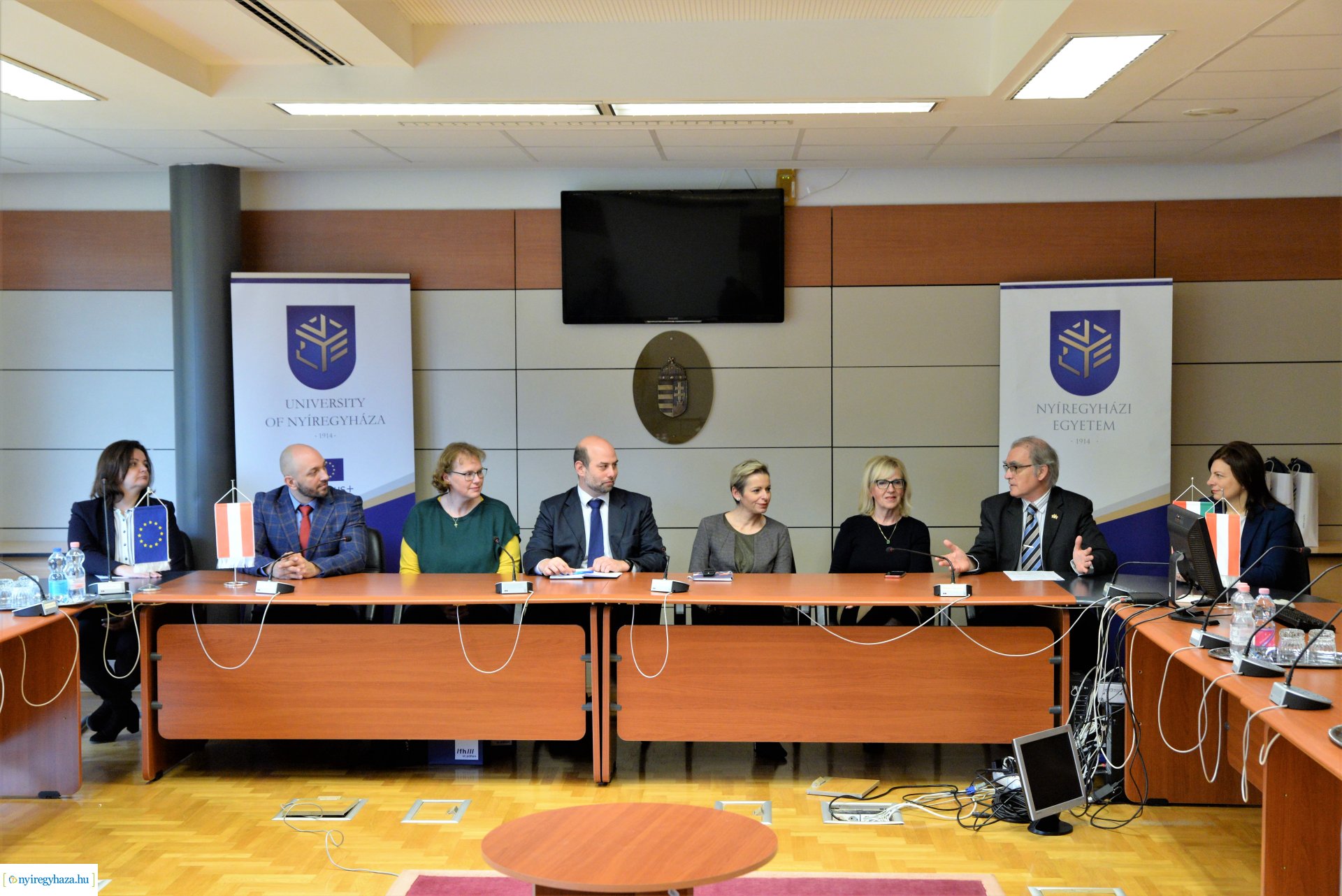 A Nyíregyházi Egyetemre  delegáció érkezett St.Pölten-ből 