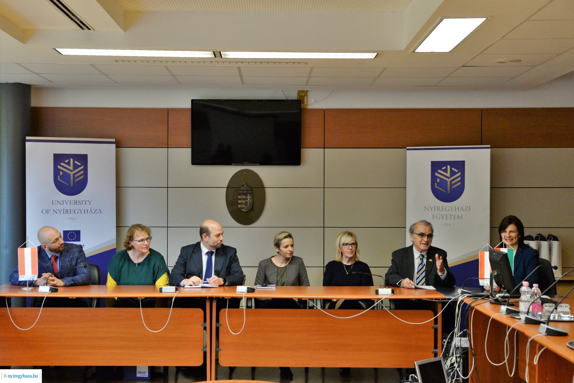 A Nyíregyházi Egyetemre  delegáció érkezett St.Pölten-ből 