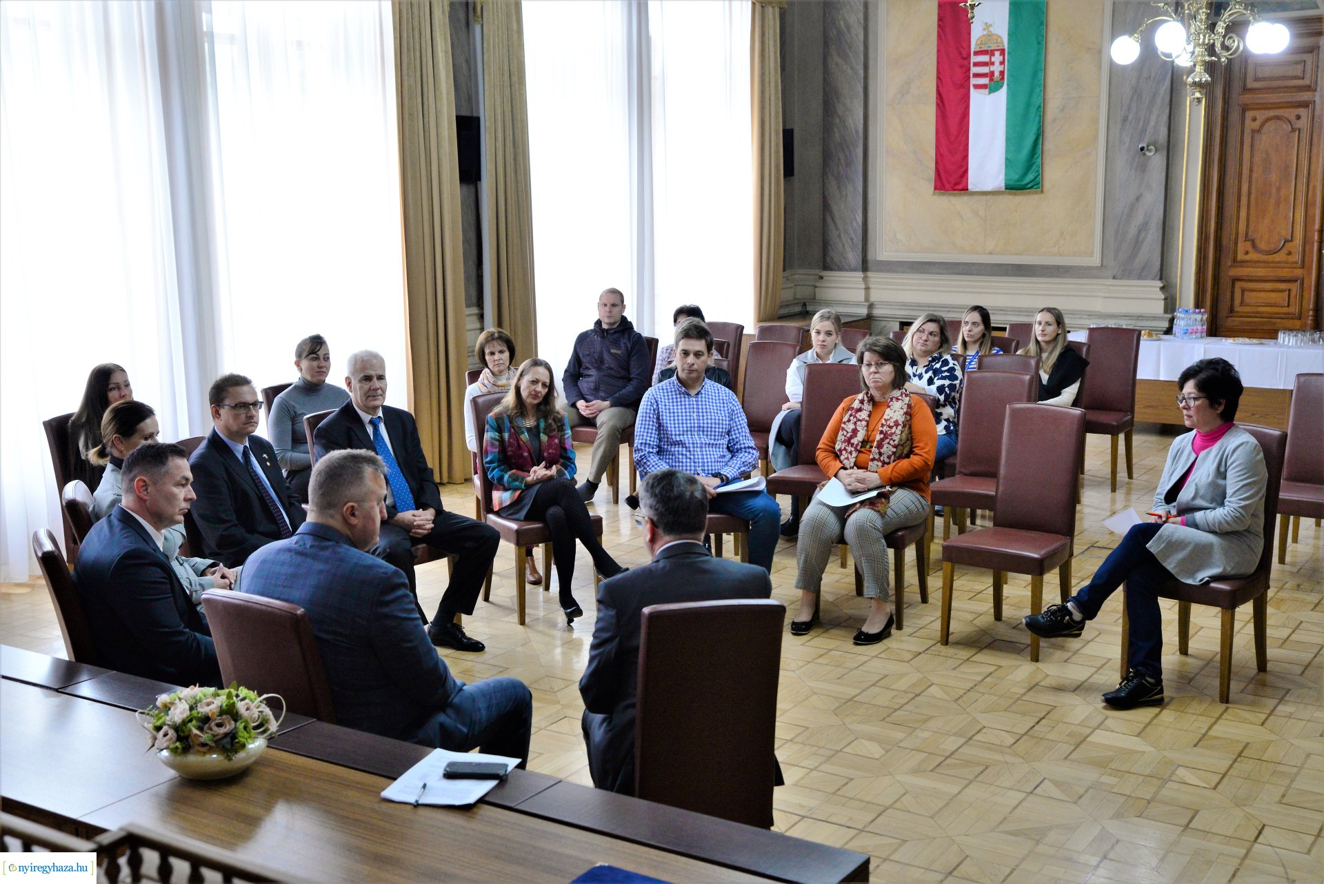 A Nyíregyházi Humanitárius Csoport elismerő okleveleinek átadása