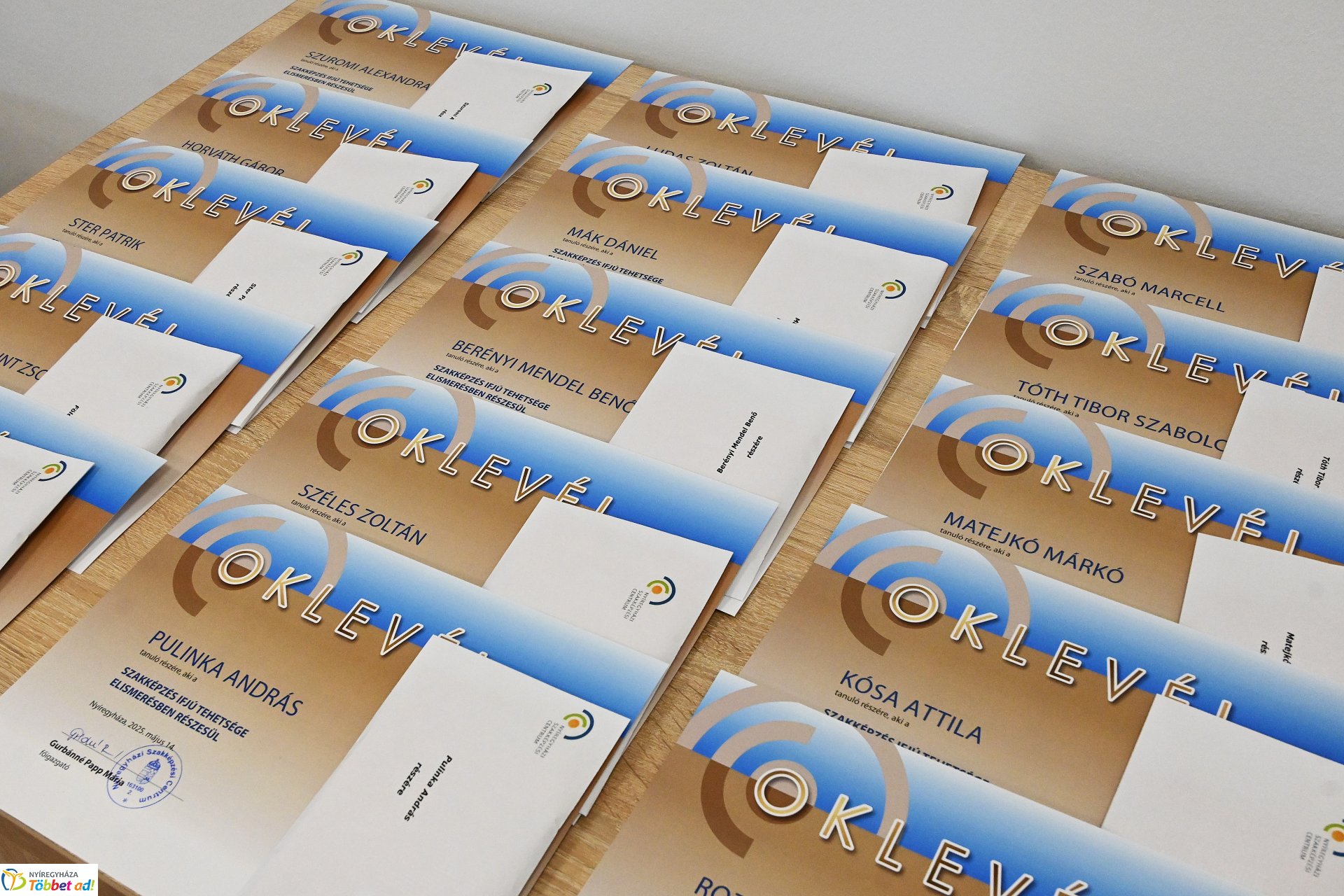 A Nyíregyházi Szakképzési Centrum ifjú tehetségeinek díjátadója