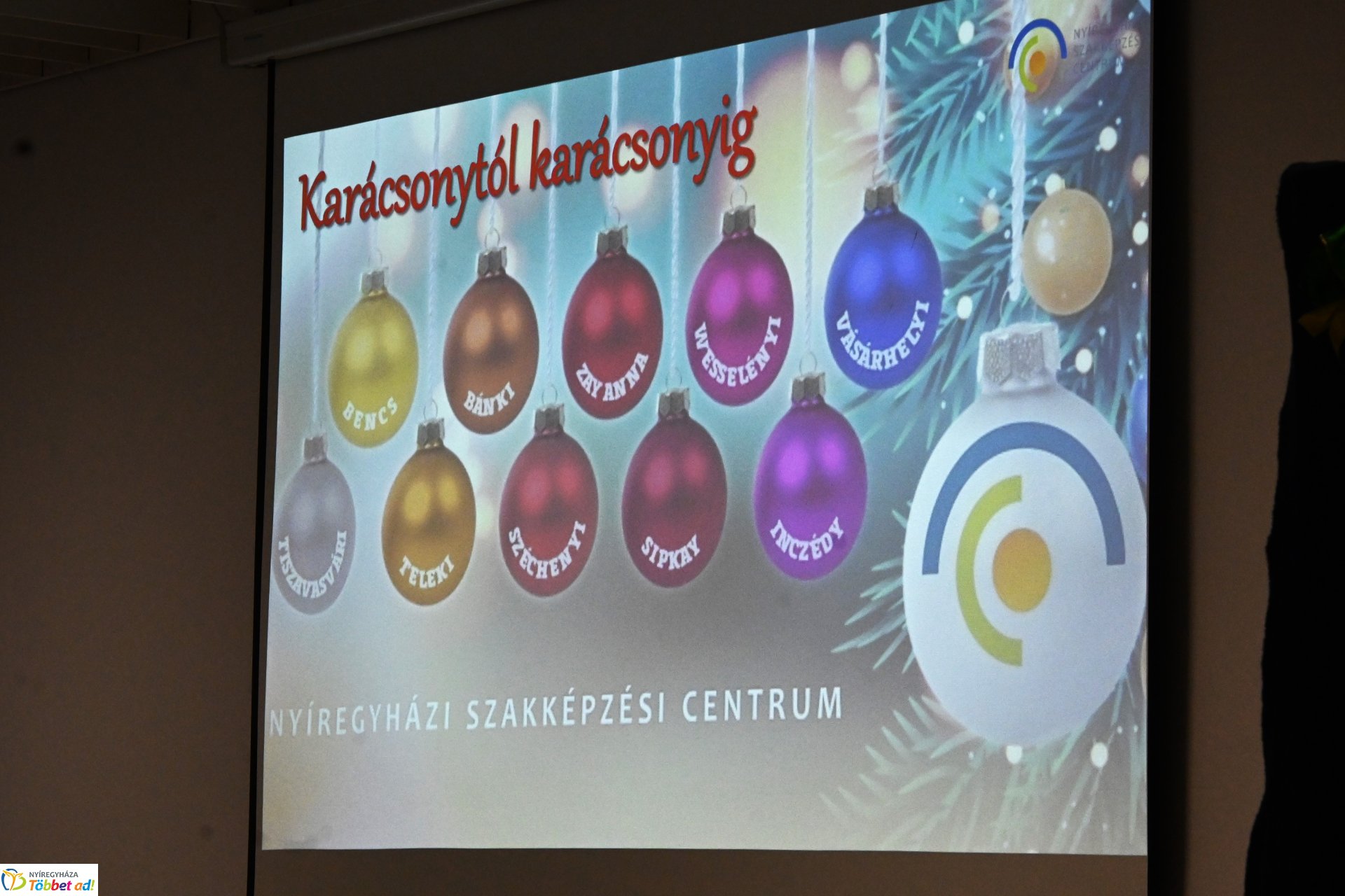 A Nyíregyházi Szakképzési Centrum karácsonyi ünnepsége 2024.