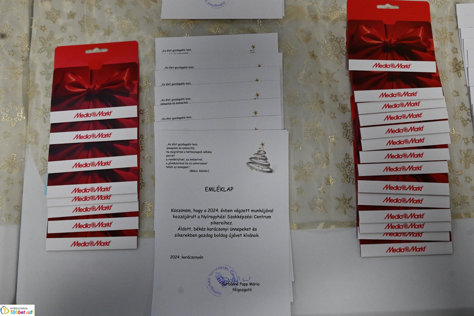 A Nyíregyházi Szakképzési Centrum karácsonyi ünnepsége 2024.