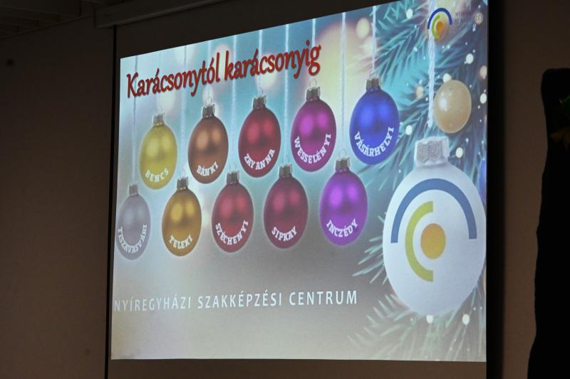 A Nyíregyházi Szakképzési Centrum karácsonyi ünnepsége 2024.