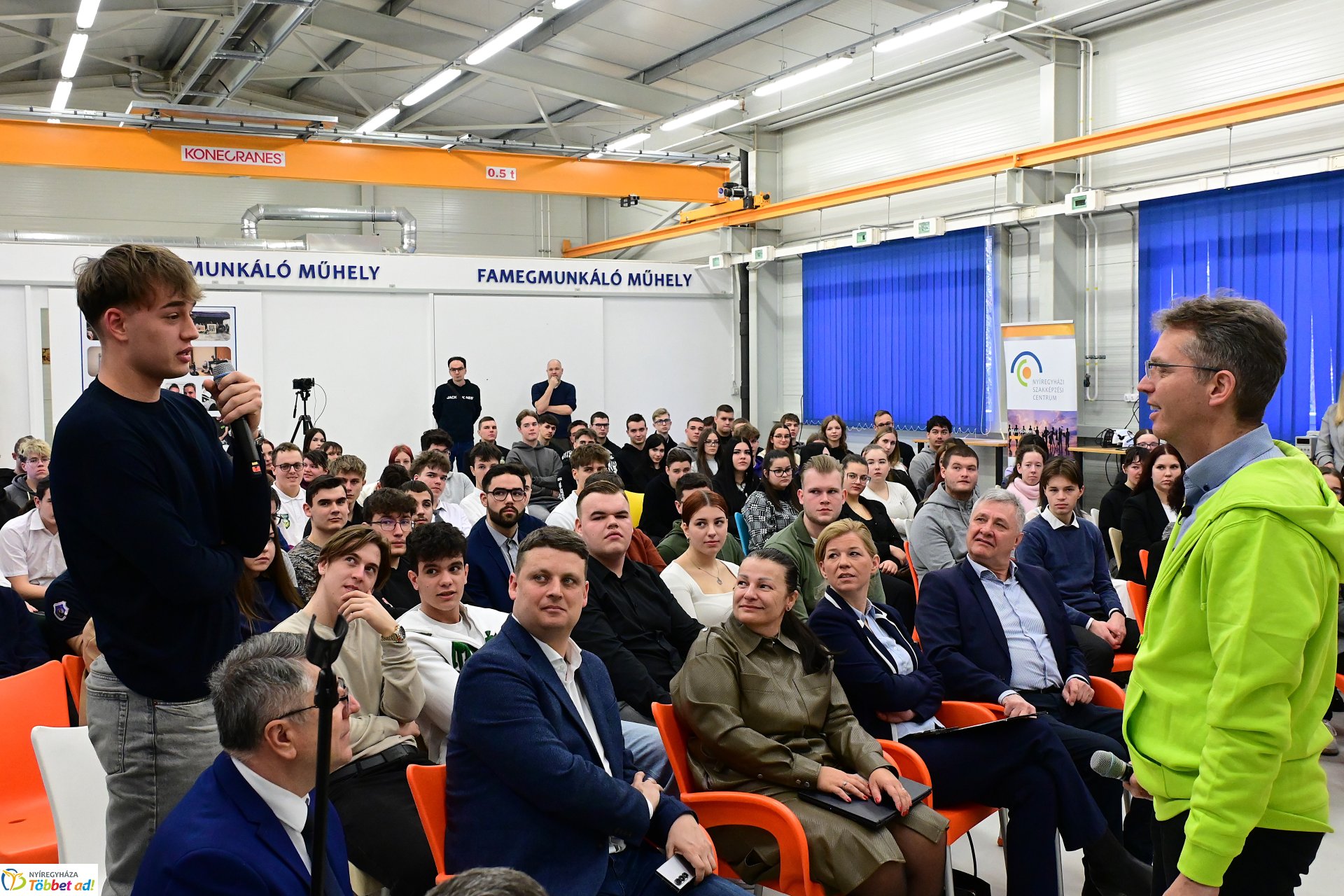 A Nyíregyházi Szakképzési Centrumban - Kérdezd a minisztert!